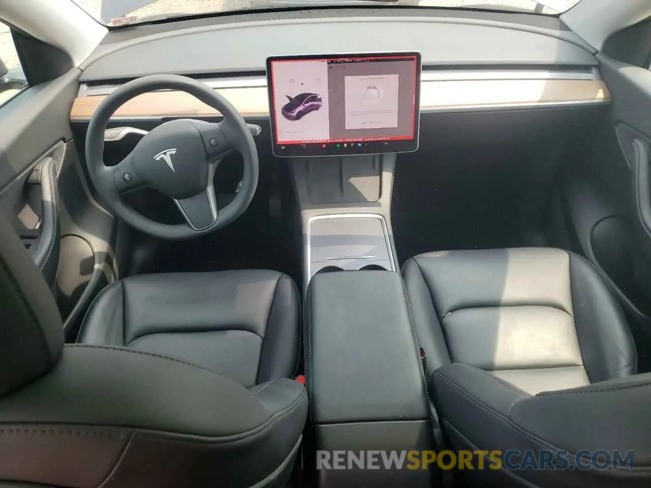 8 Photograph of a damaged car 5YJYGAEE9MF256444 TESLA MODEL Y 2021