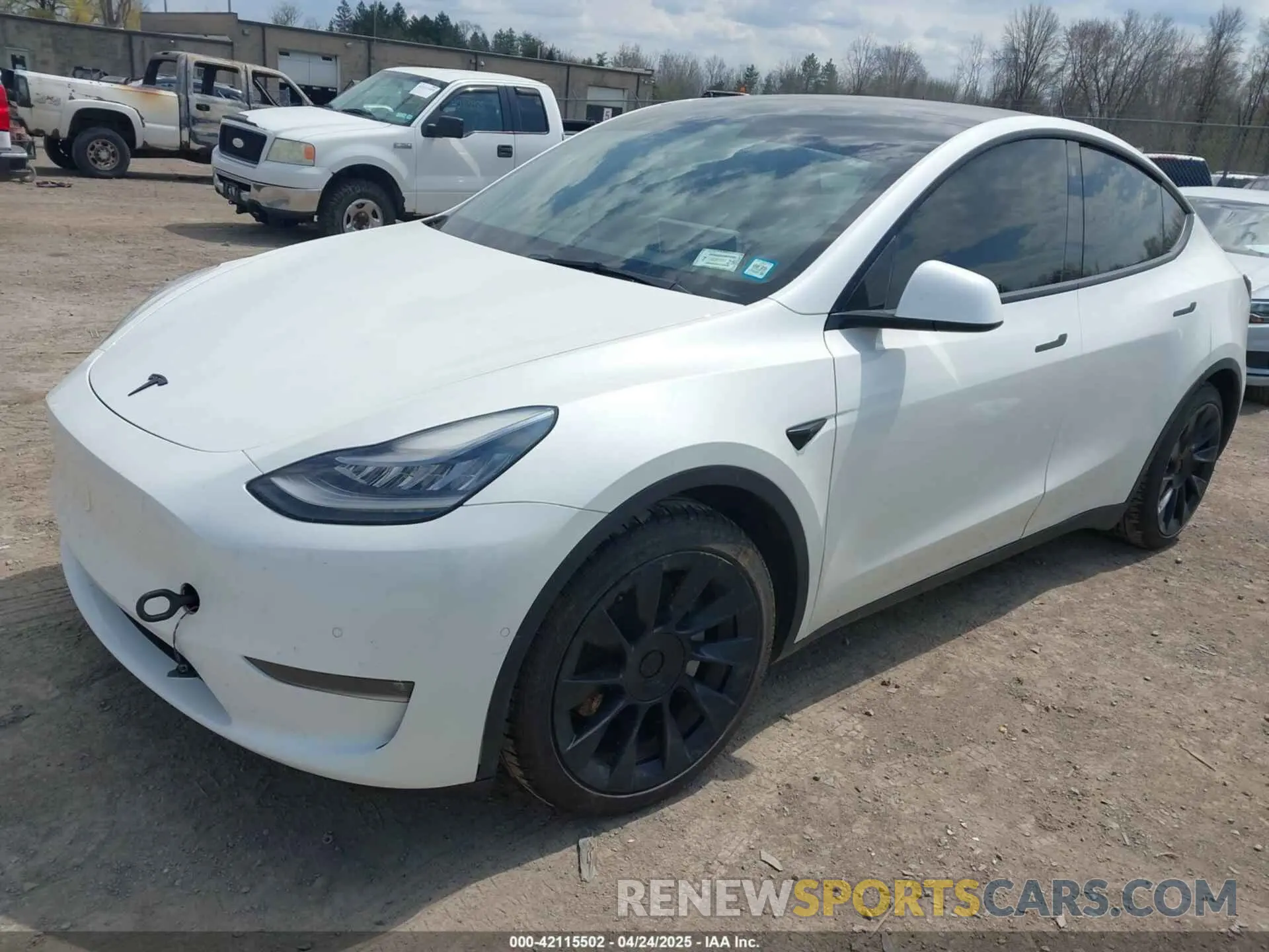 2 Photograph of a damaged car 5YJYGAEEXMF149158 TESLA MODEL Y 2021