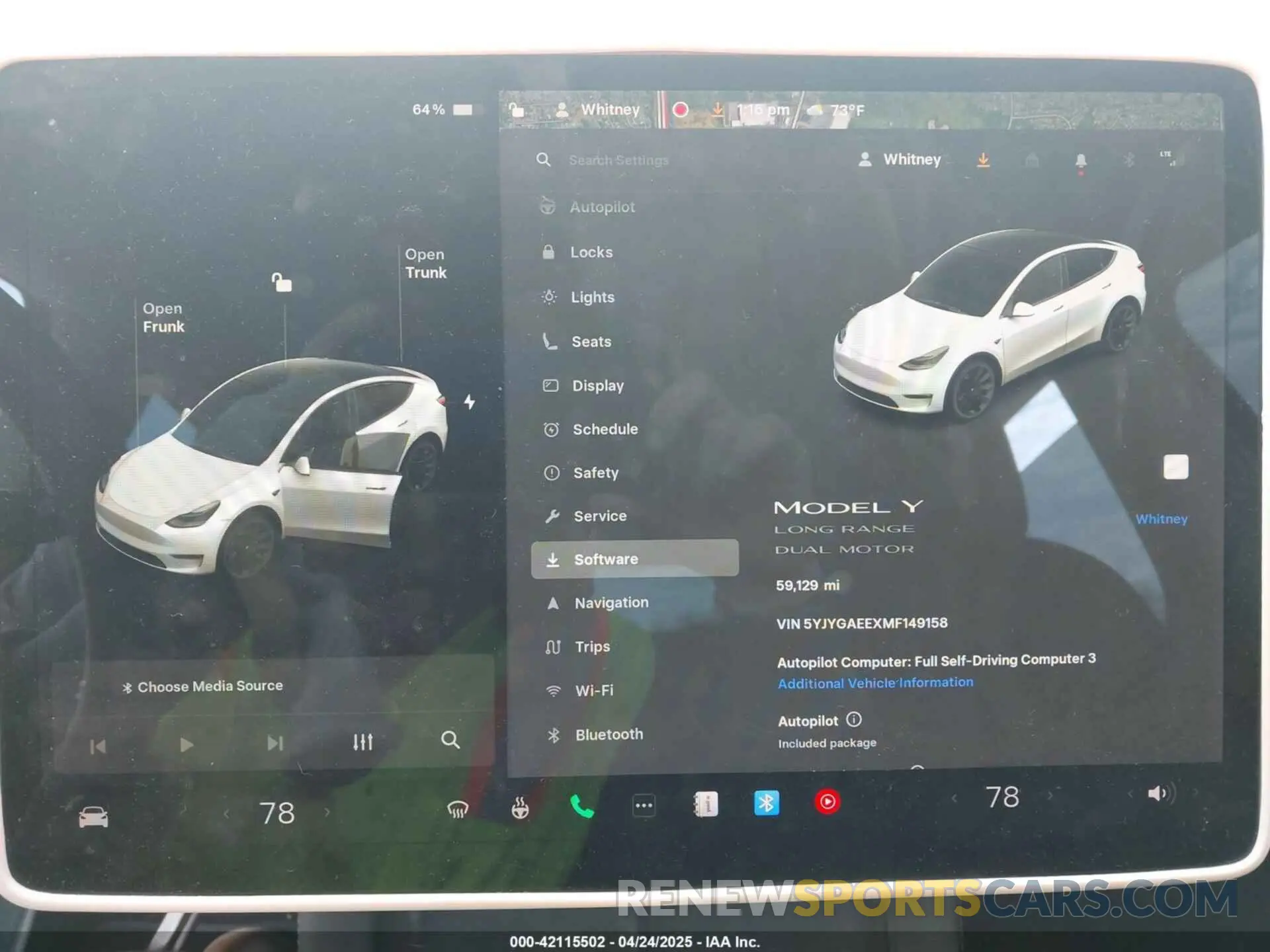 7 Photograph of a damaged car 5YJYGAEEXMF149158 TESLA MODEL Y 2021