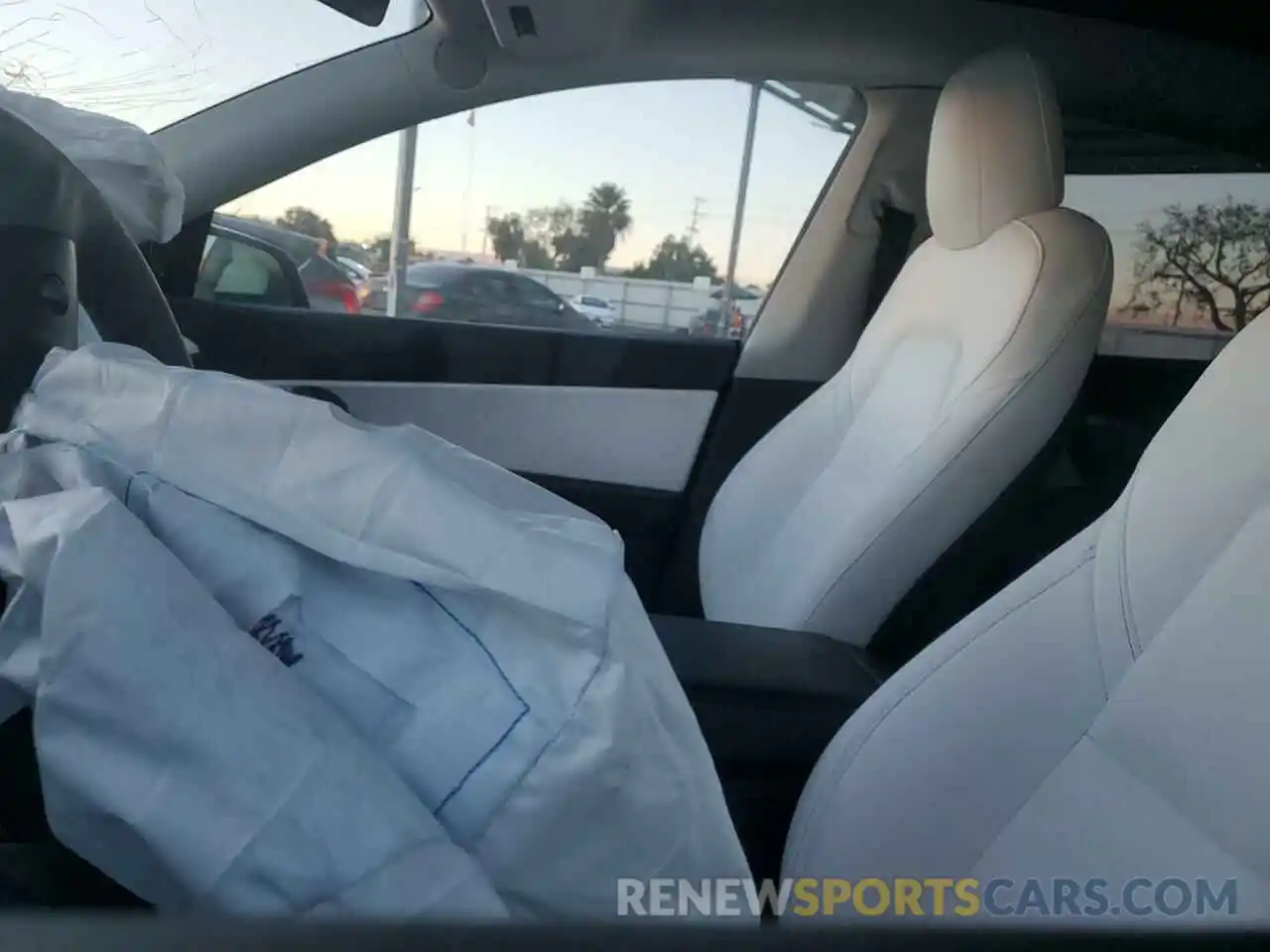 7 Photograph of a damaged car 5YJYGAEEXMF222433 TESLA MODEL Y 2021