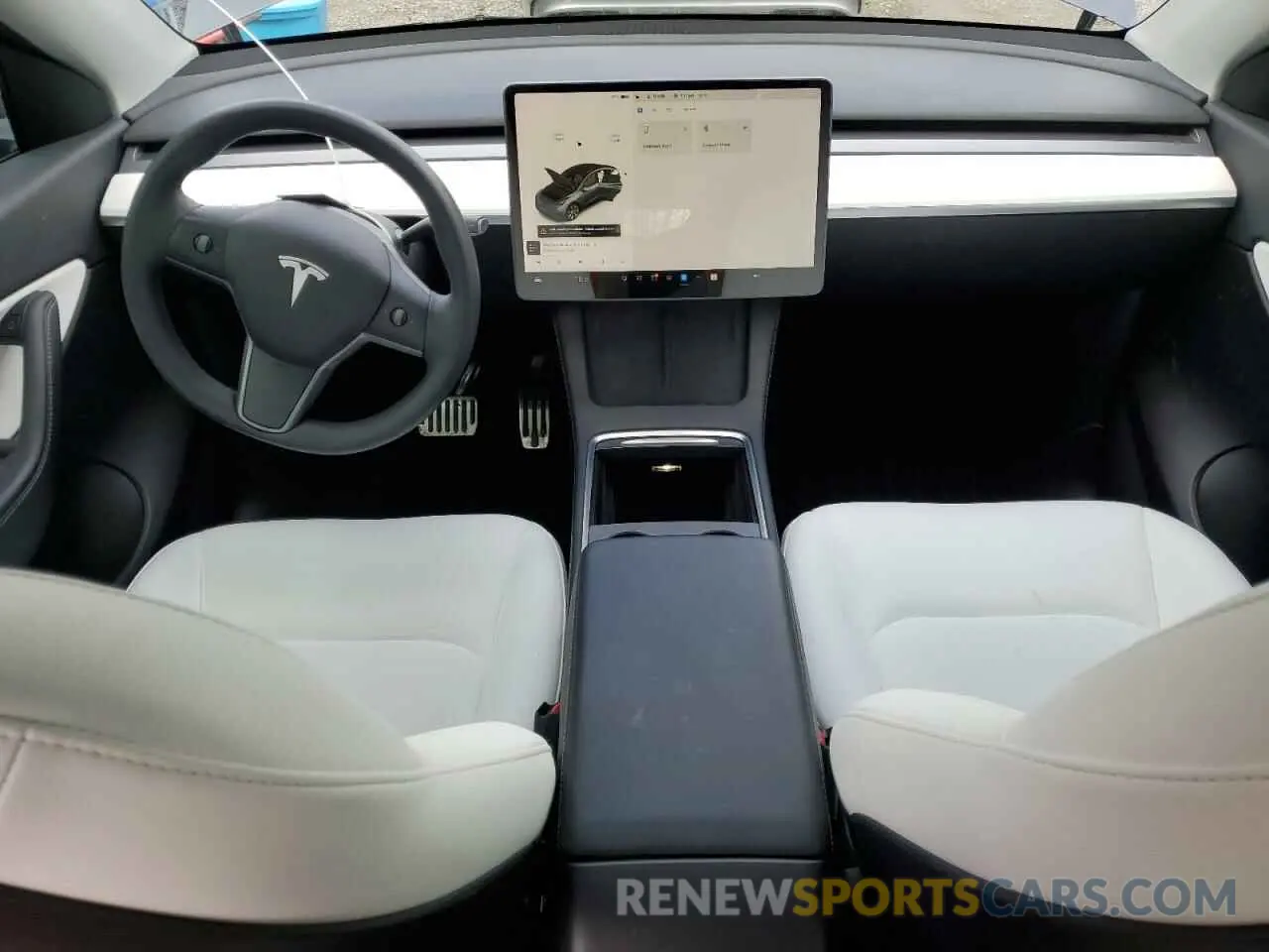 8 Photograph of a damaged car 5YJYGAEEXMF300144 TESLA MODEL Y 2021