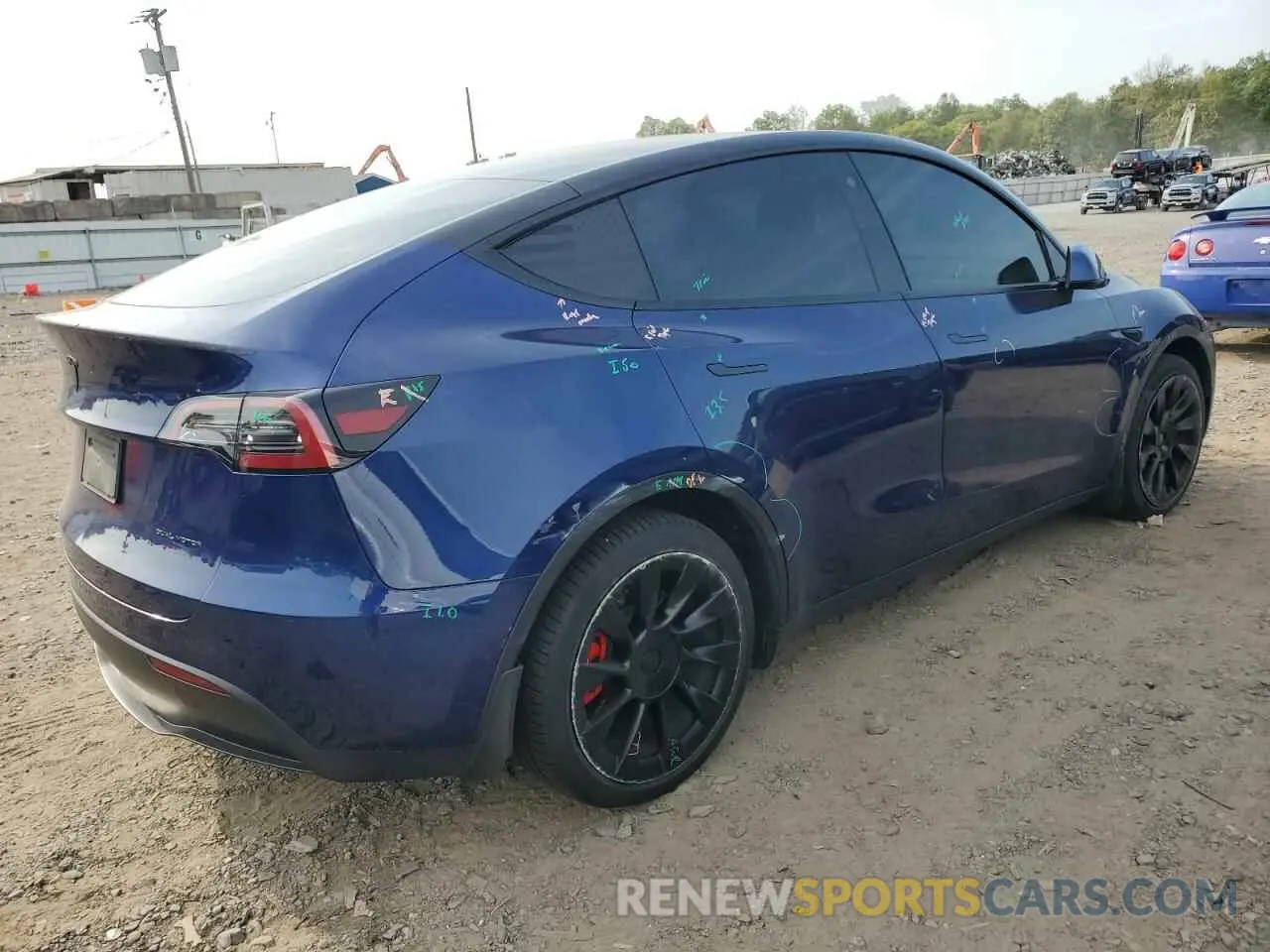 3 Photograph of a damaged car 5YJYGAEEXMF300788 TESLA MODEL Y 2021