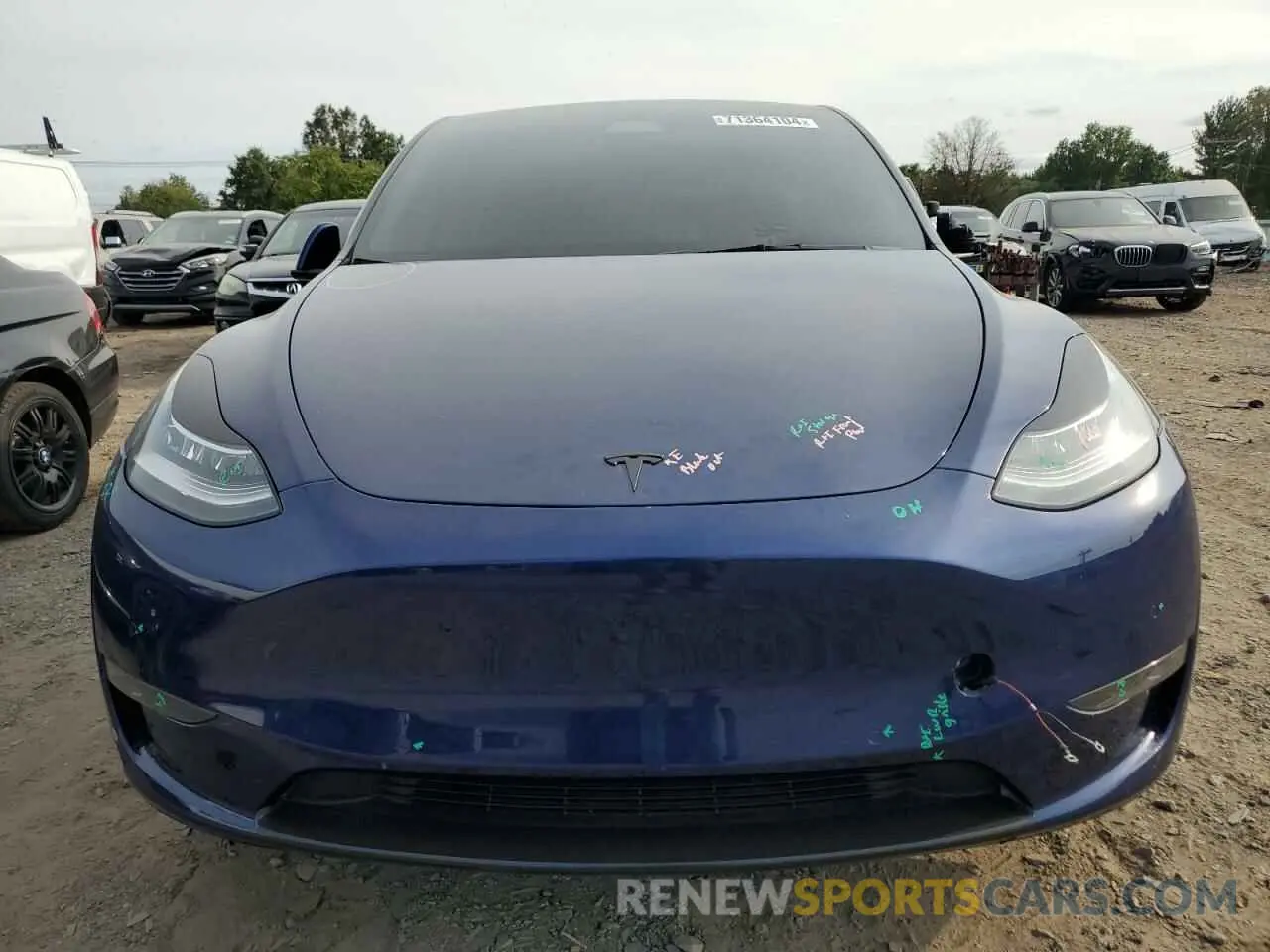 5 Photograph of a damaged car 5YJYGAEEXMF300788 TESLA MODEL Y 2021