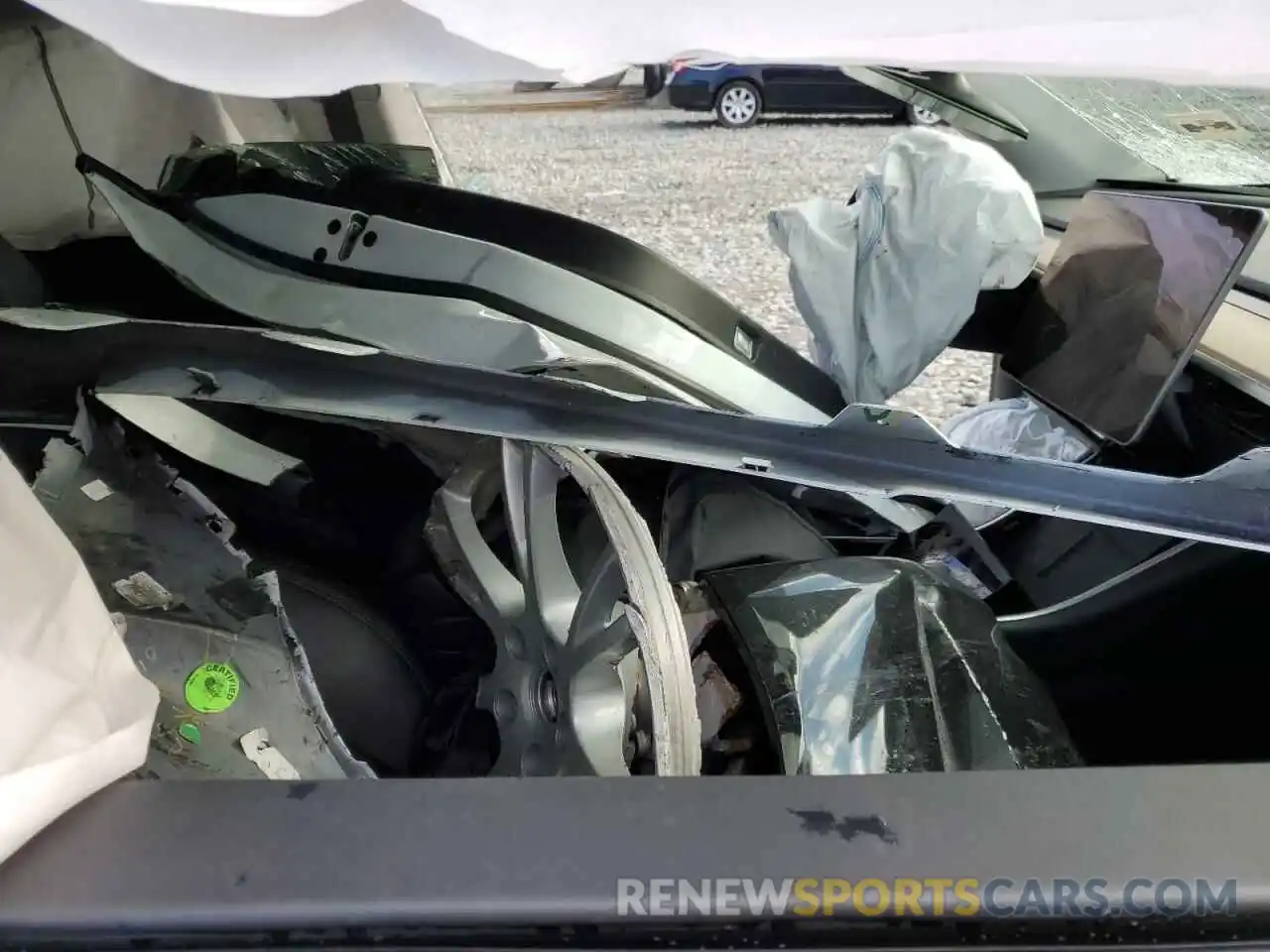 5 Photograph of a damaged car 5YJYGDED0MF105601 TESLA MODEL Y 2021