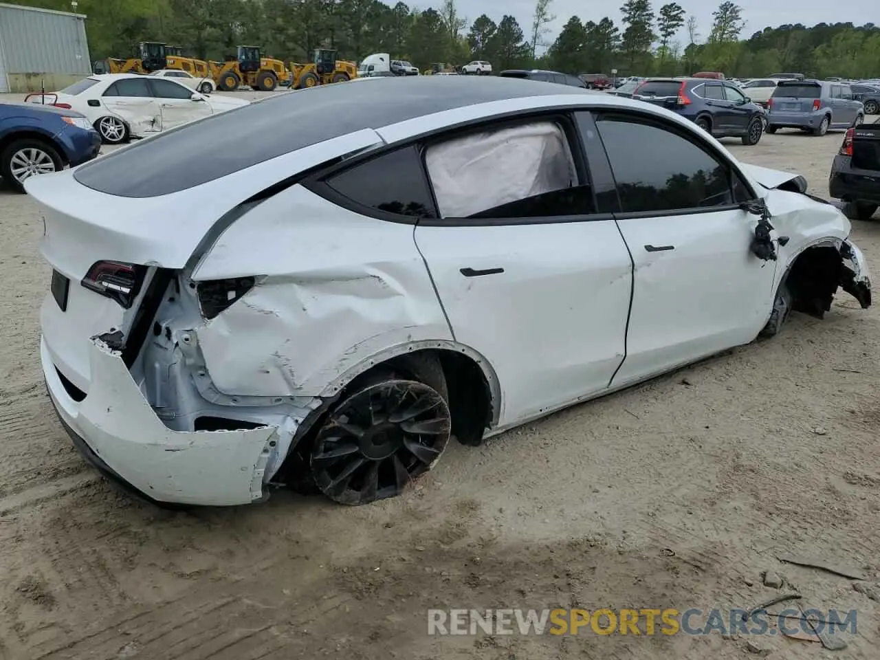 3 Photograph of a damaged car 5YJYGDED1MF109091 TESLA MODEL Y 2021
