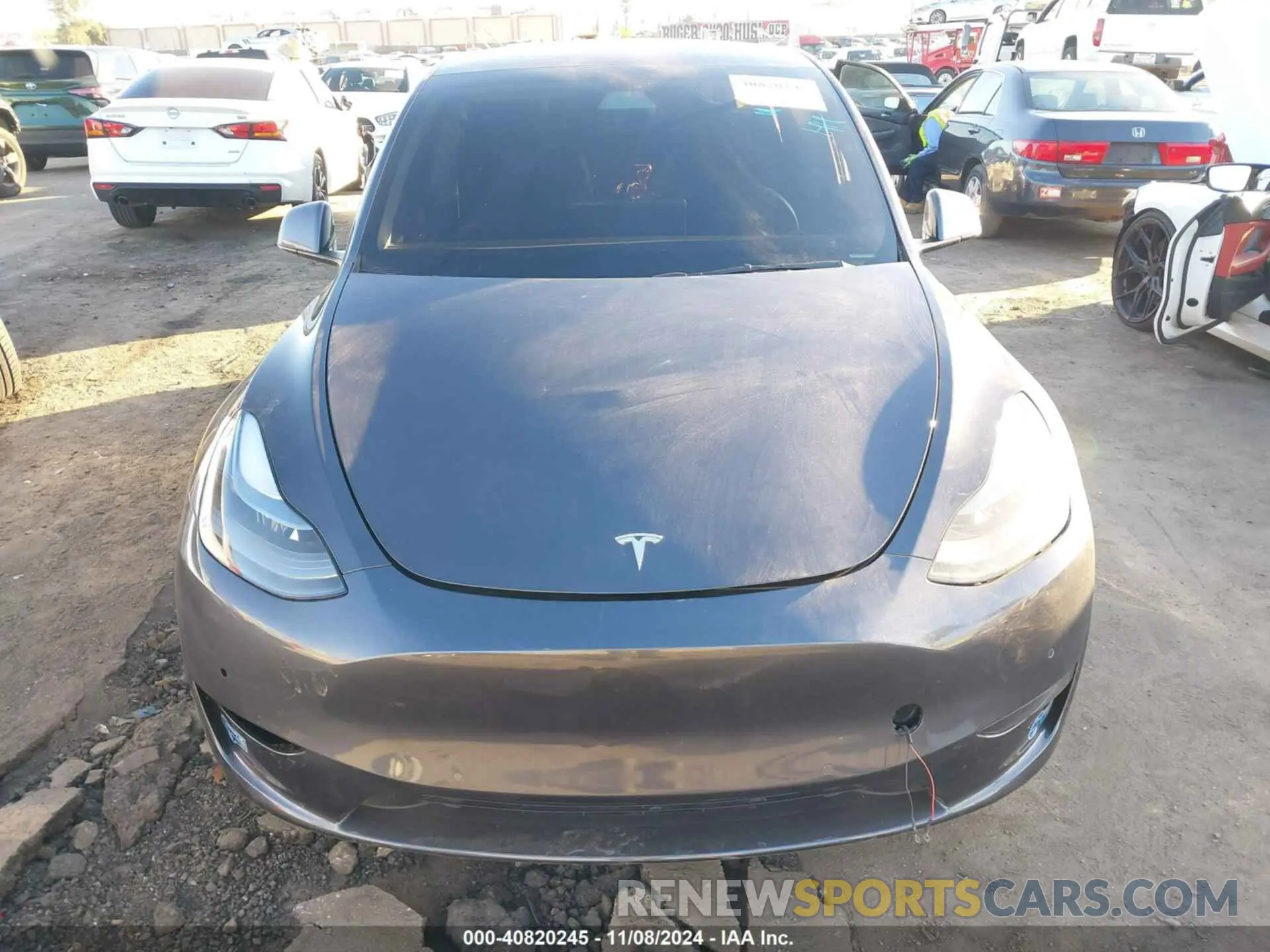 12 Photograph of a damaged car 5YJYGDED2MF110296 TESLA MODEL Y 2021