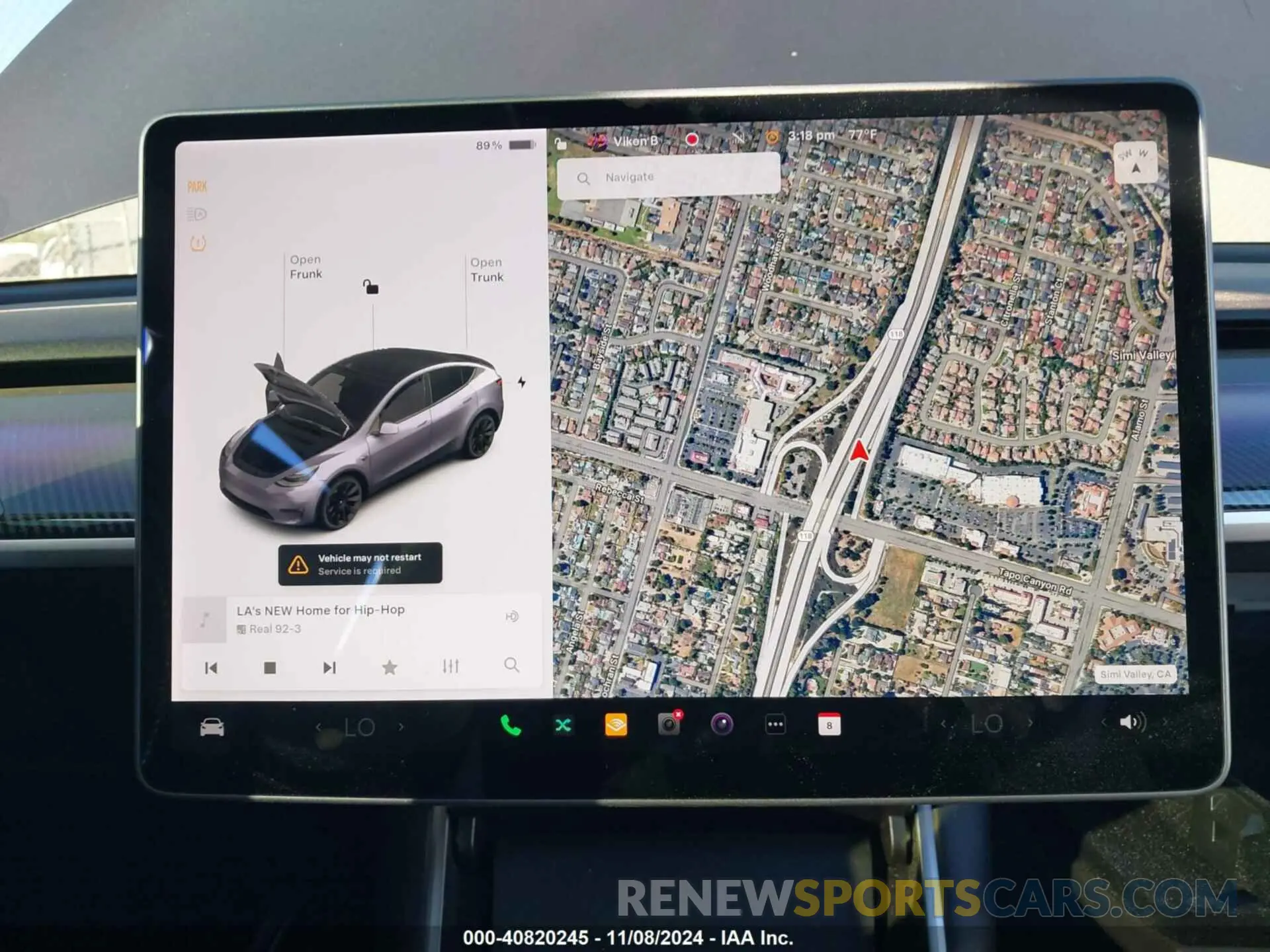 18 Photograph of a damaged car 5YJYGDED2MF110296 TESLA MODEL Y 2021