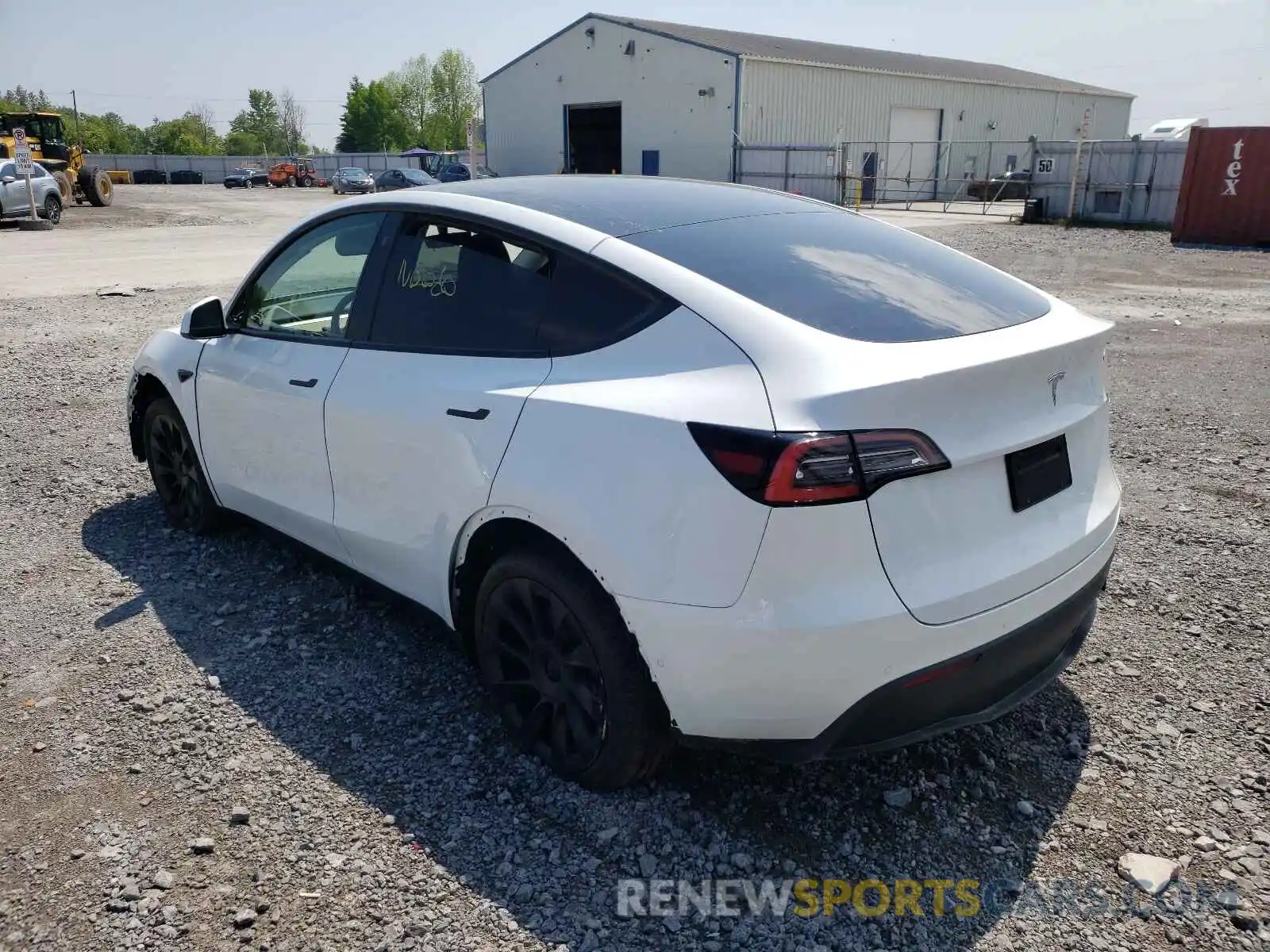 3 Photograph of a damaged car 5YJYGDED2MF120066 TESLA MODEL Y 2021