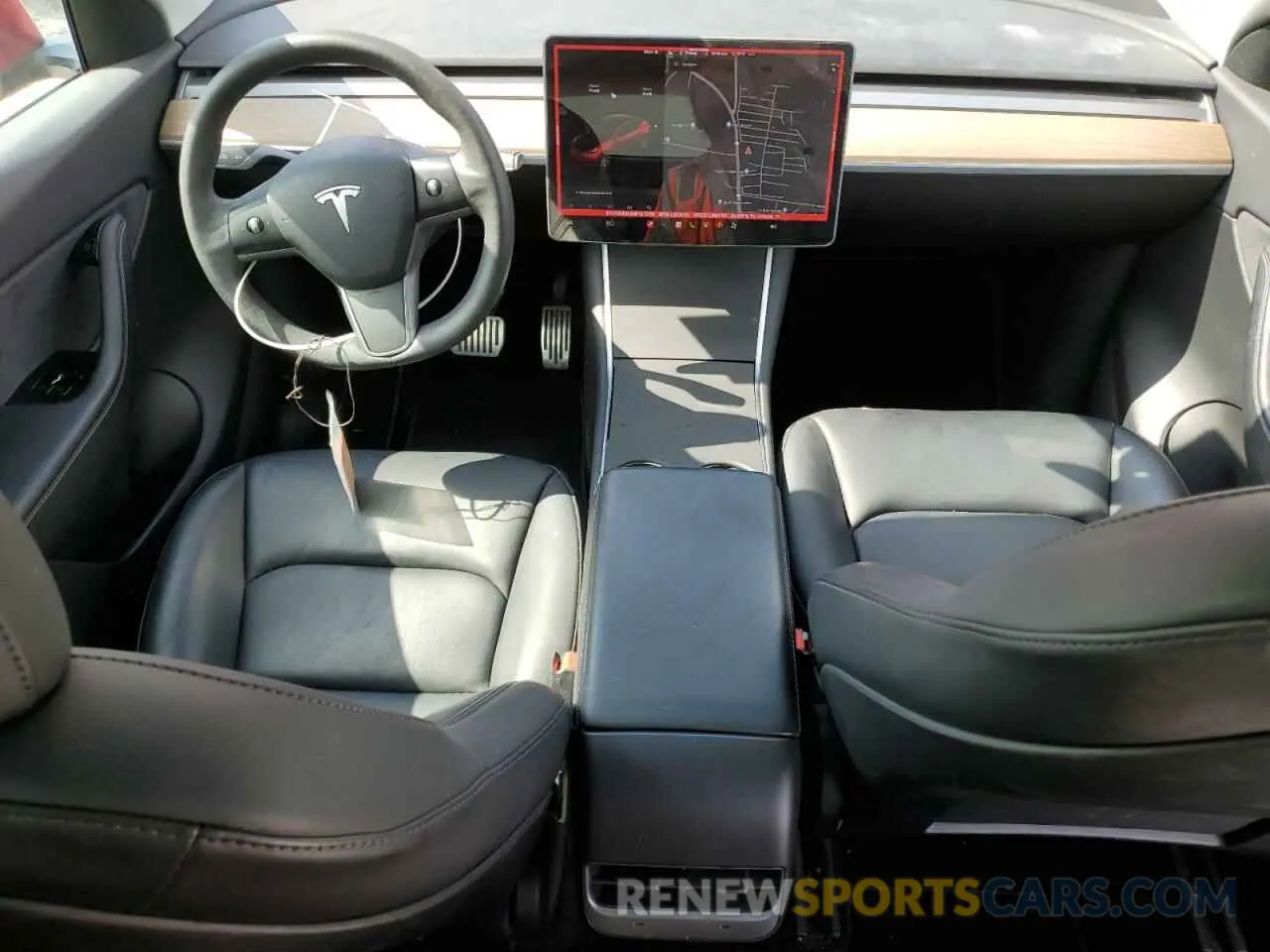 8 Photograph of a damaged car 5YJYGDED3MF107259 TESLA MODEL Y 2021