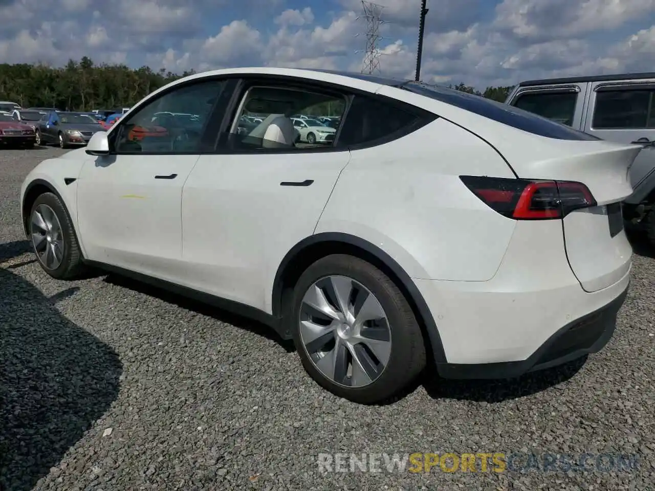 2 Photograph of a damaged car 5YJYGDED4MF109165 TESLA MODEL Y 2021