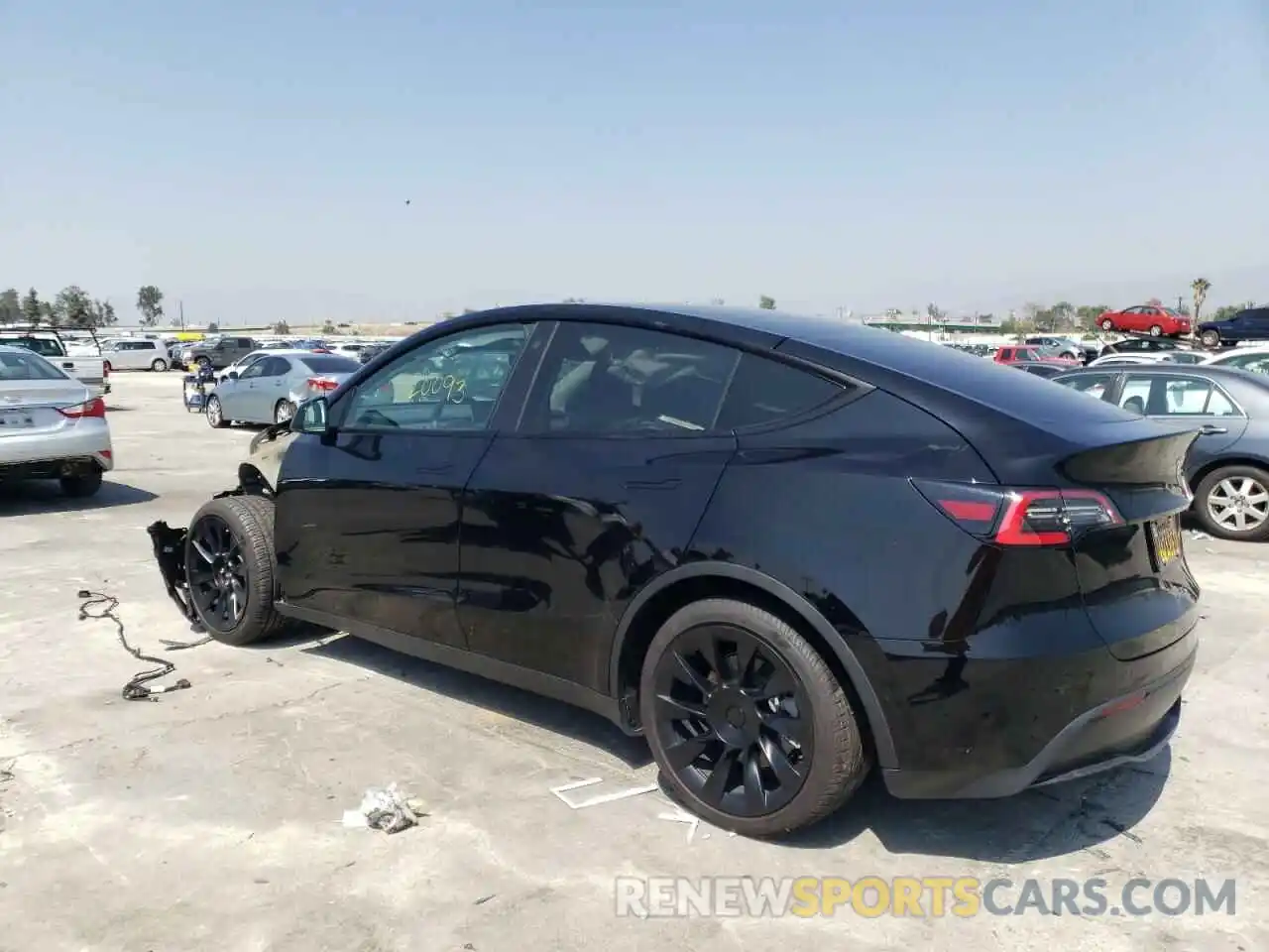 3 Photograph of a damaged car 5YJYGDED4MF124166 TESLA MODEL Y 2021