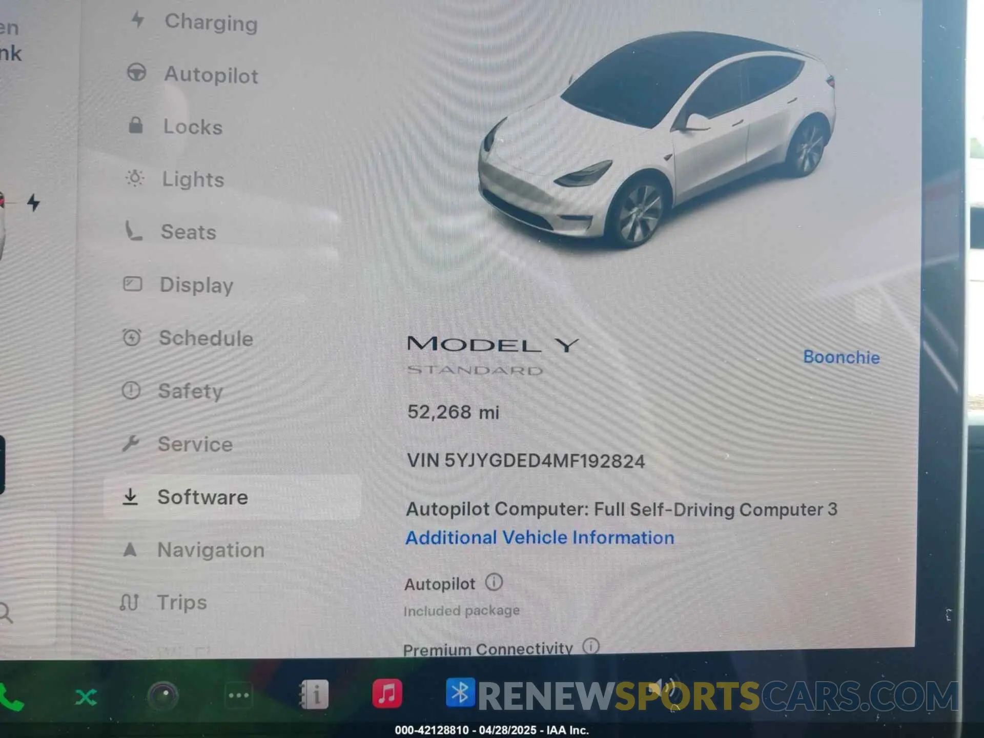 15 Photograph of a damaged car 5YJYGDED4MF192824 TESLA MODEL Y 2021