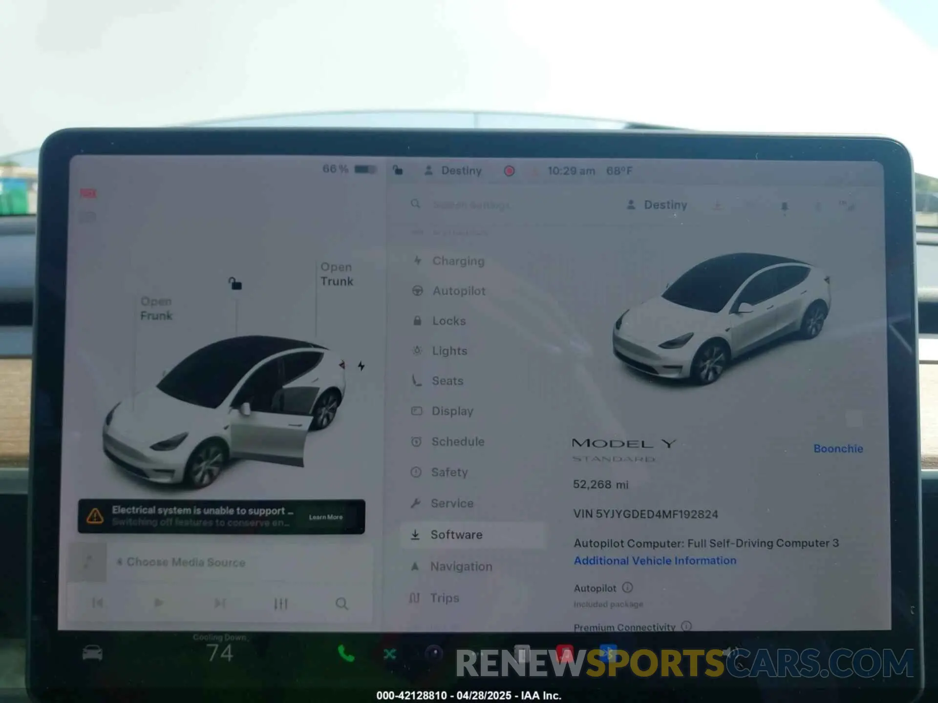 7 Photograph of a damaged car 5YJYGDED4MF192824 TESLA MODEL Y 2021