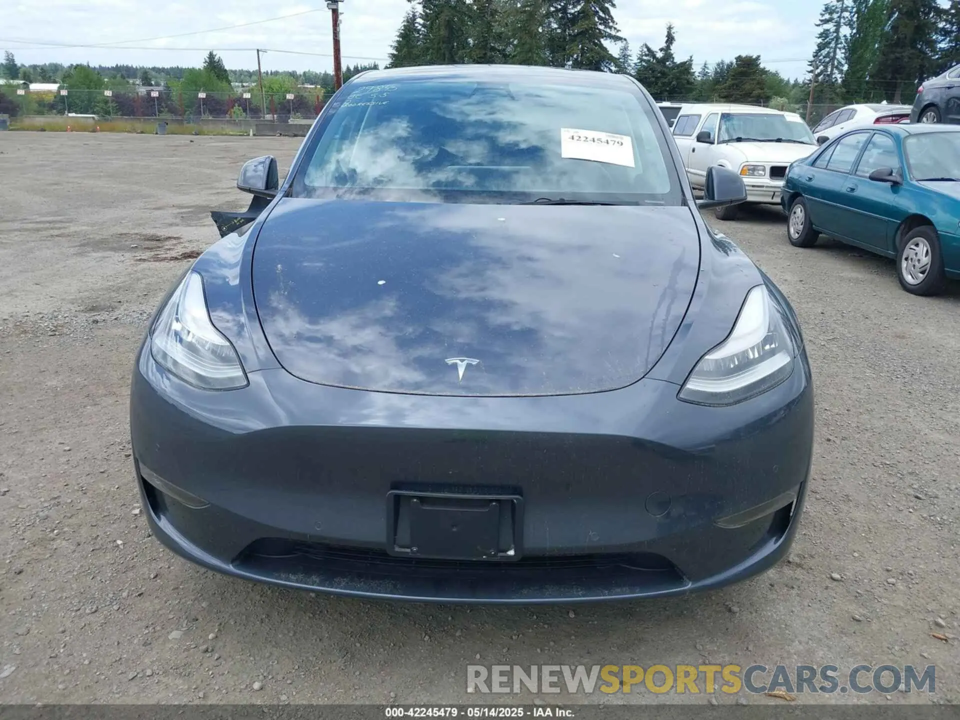 13 Photograph of a damaged car 5YJYGDED5MF109384 TESLA MODEL Y 2021