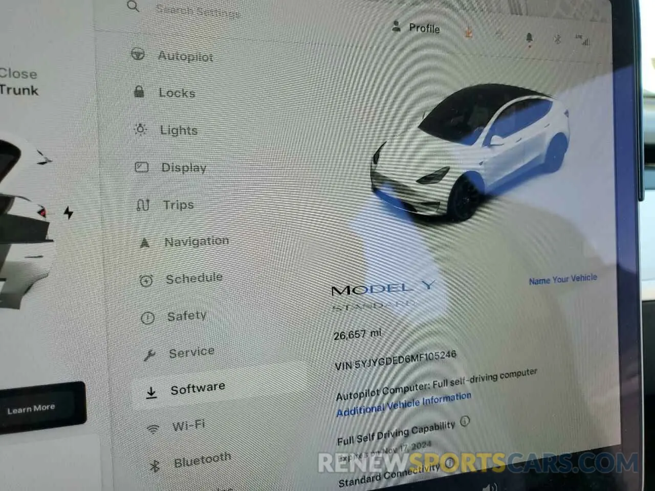 9 Photograph of a damaged car 5YJYGDED6MF105246 TESLA MODEL Y 2021