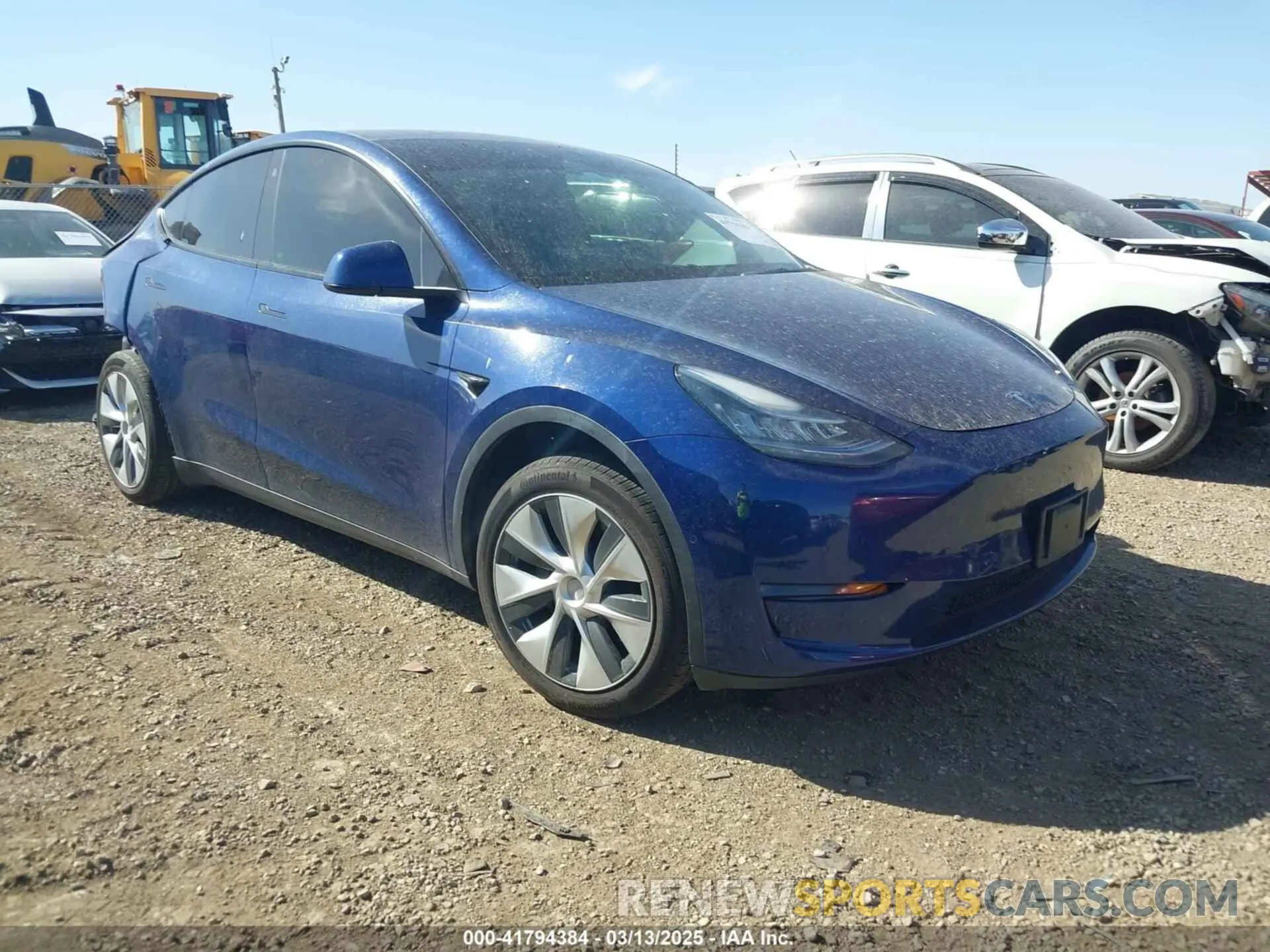 1 Photograph of a damaged car 5YJYGDED6MF107711 TESLA MODEL Y 2021