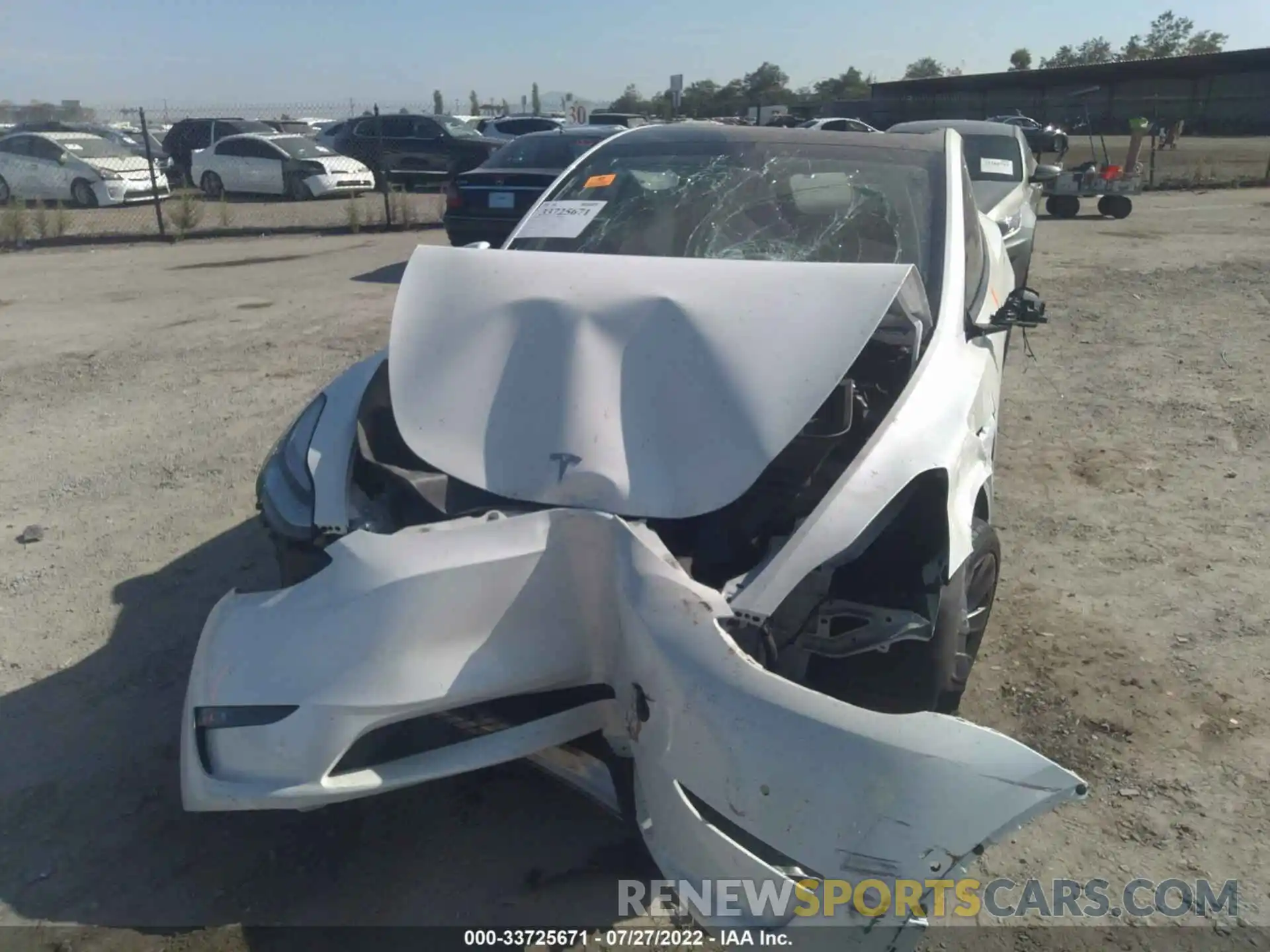 6 Photograph of a damaged car 5YJYGDED6MF126405 TESLA MODEL Y 2021