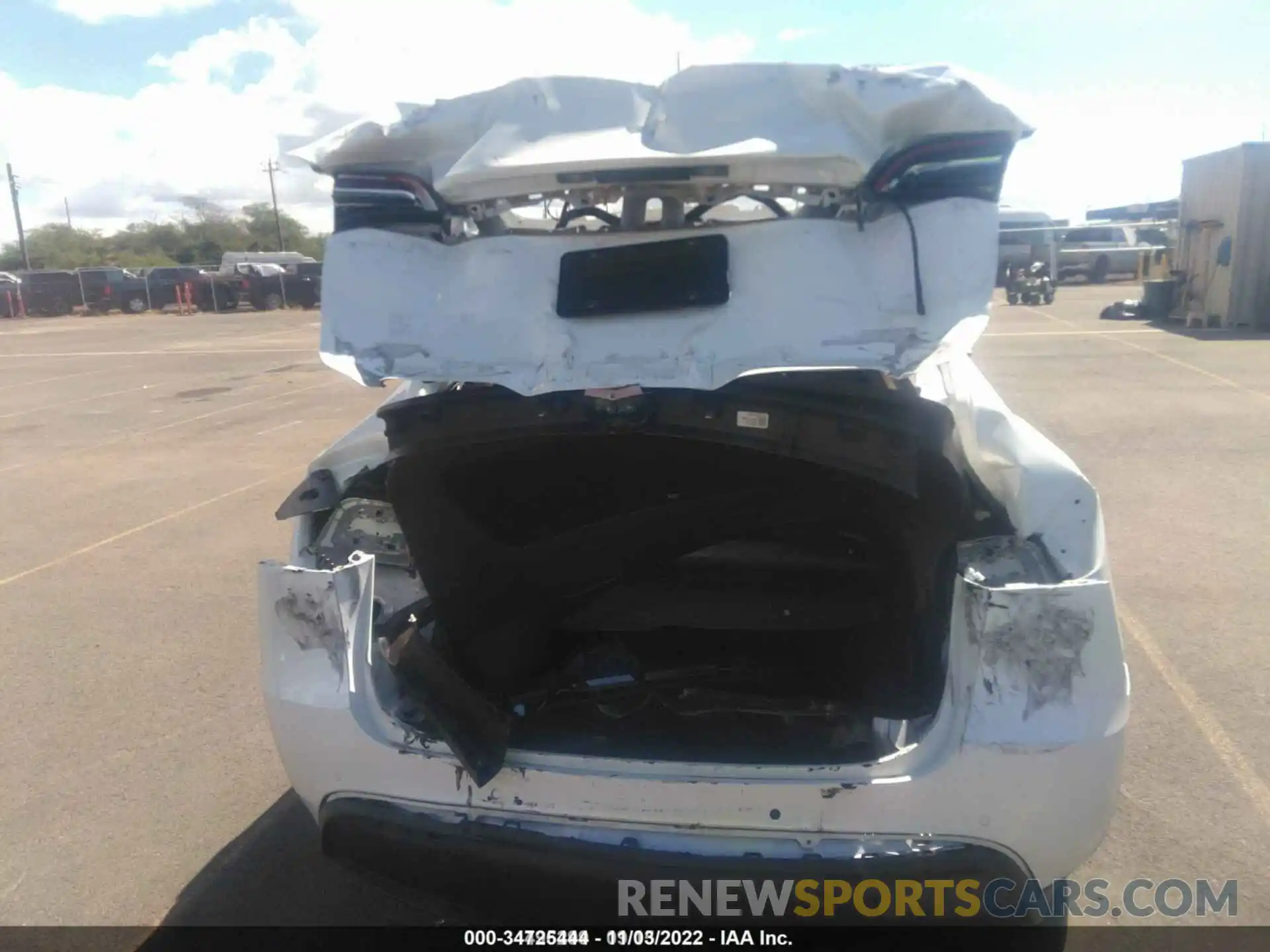 6 Photograph of a damaged car 5YJYGDED6MF192792 TESLA MODEL Y 2021