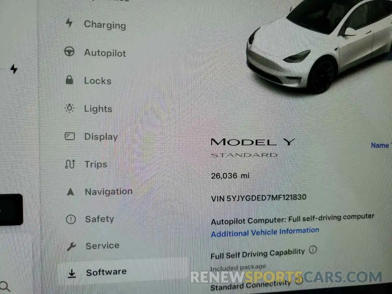 9 Photograph of a damaged car 5YJYGDED7MF121830 TESLA MODEL Y 2021