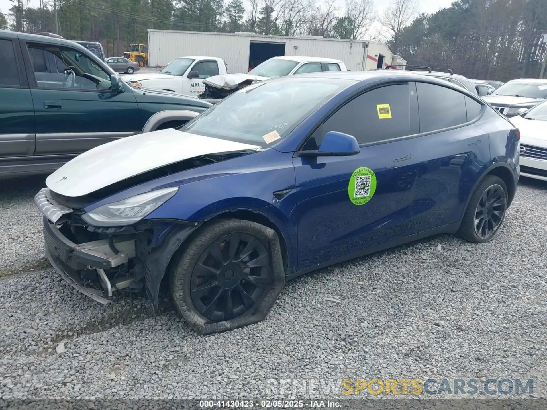 13 Photograph of a damaged car 5YJYGDED8MF122985 TESLA MODEL Y 2021