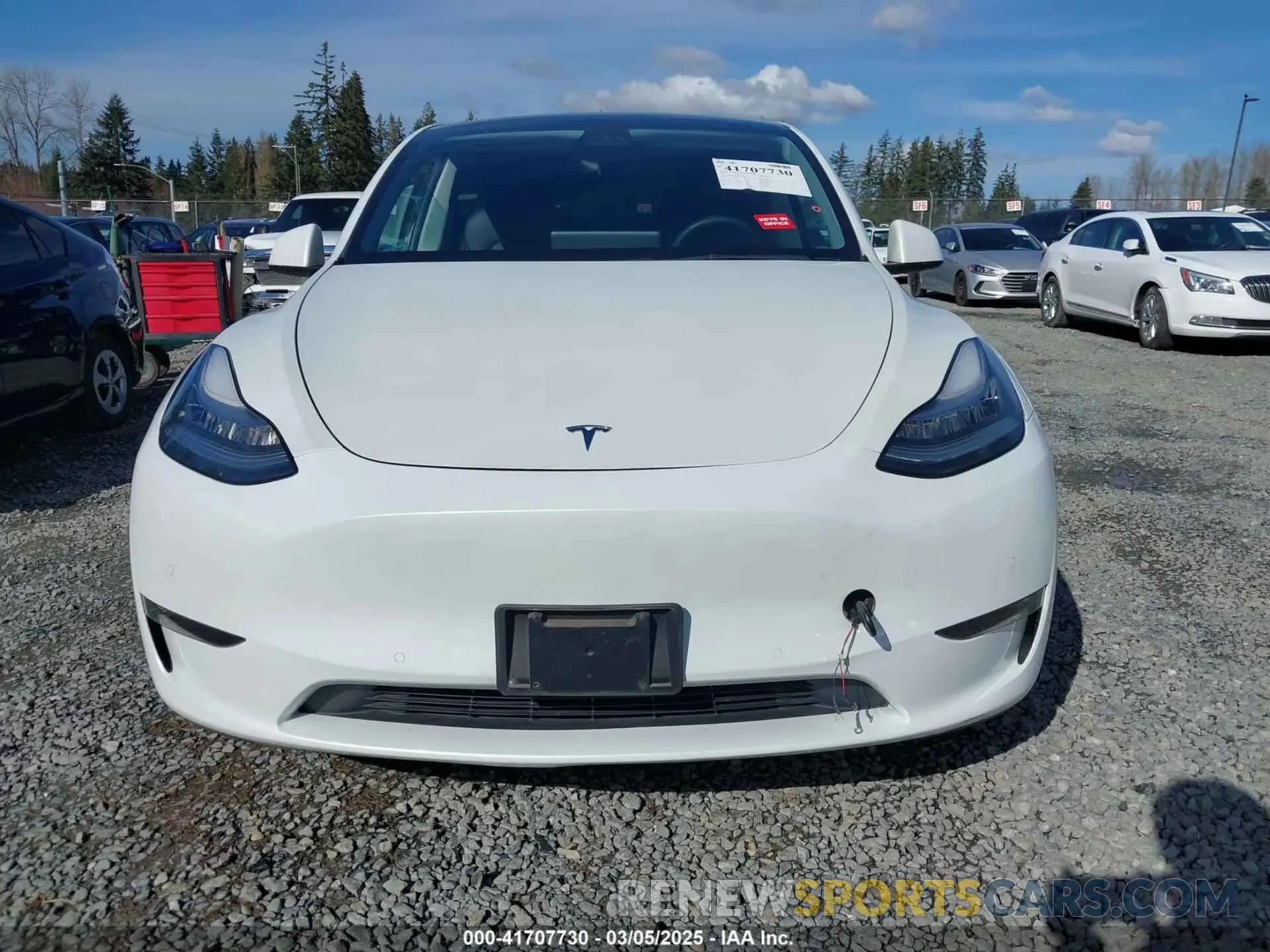 12 Photograph of a damaged car 5YJYGDED9MF110697 TESLA MODEL Y 2021