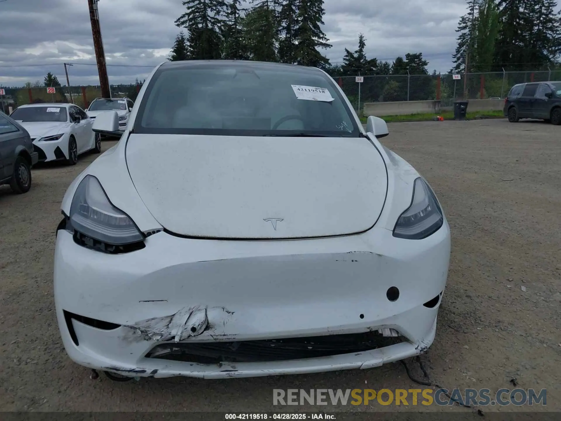 11 Photograph of a damaged car 5YJYGDED9MF121828 TESLA MODEL Y 2021