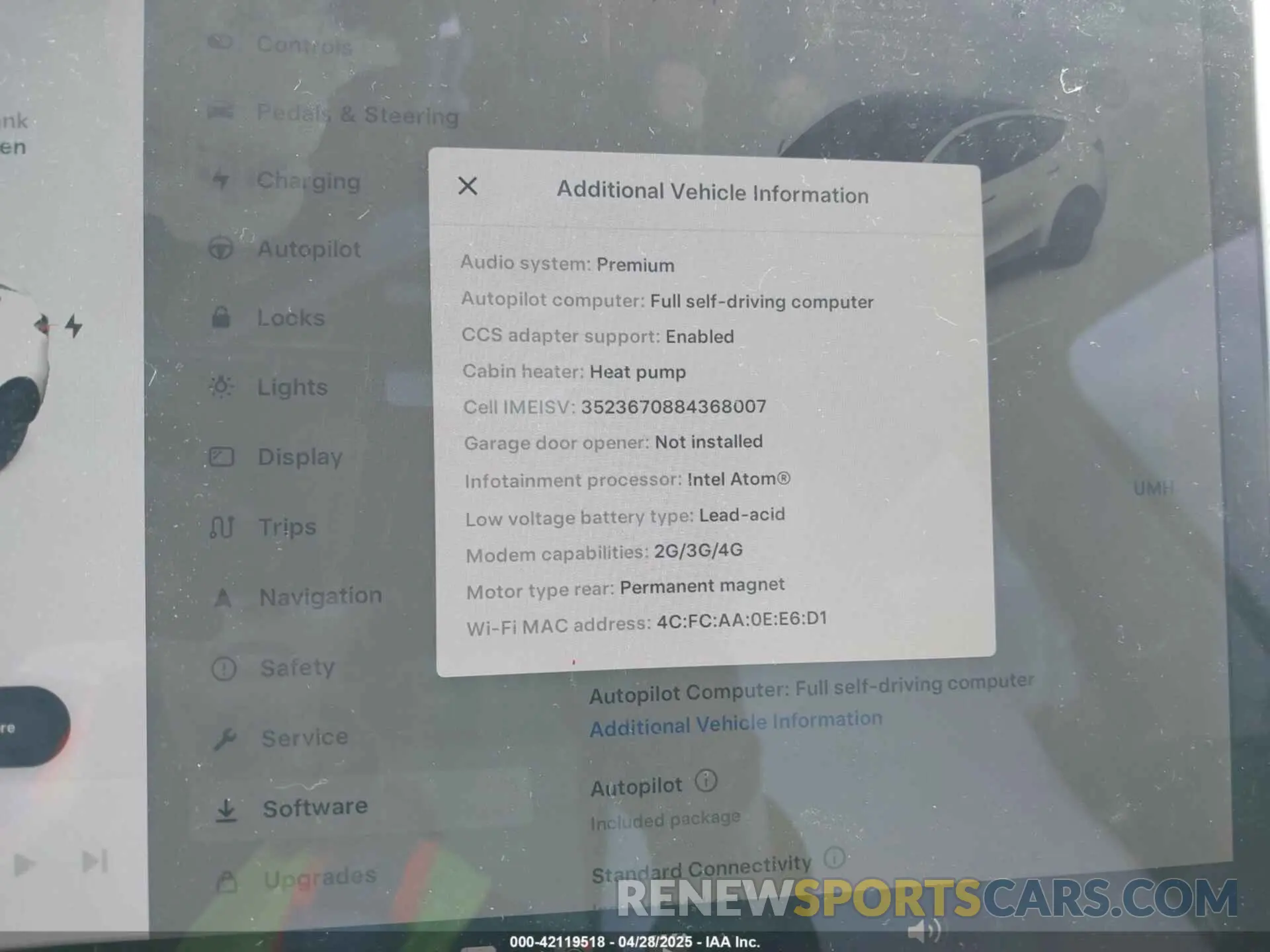 17 Photograph of a damaged car 5YJYGDED9MF121828 TESLA MODEL Y 2021
