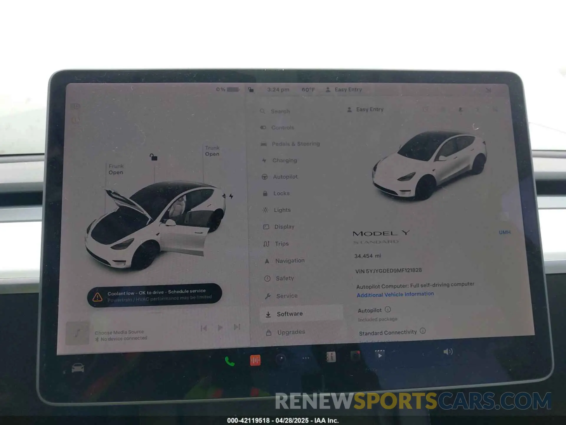 7 Photograph of a damaged car 5YJYGDED9MF121828 TESLA MODEL Y 2021