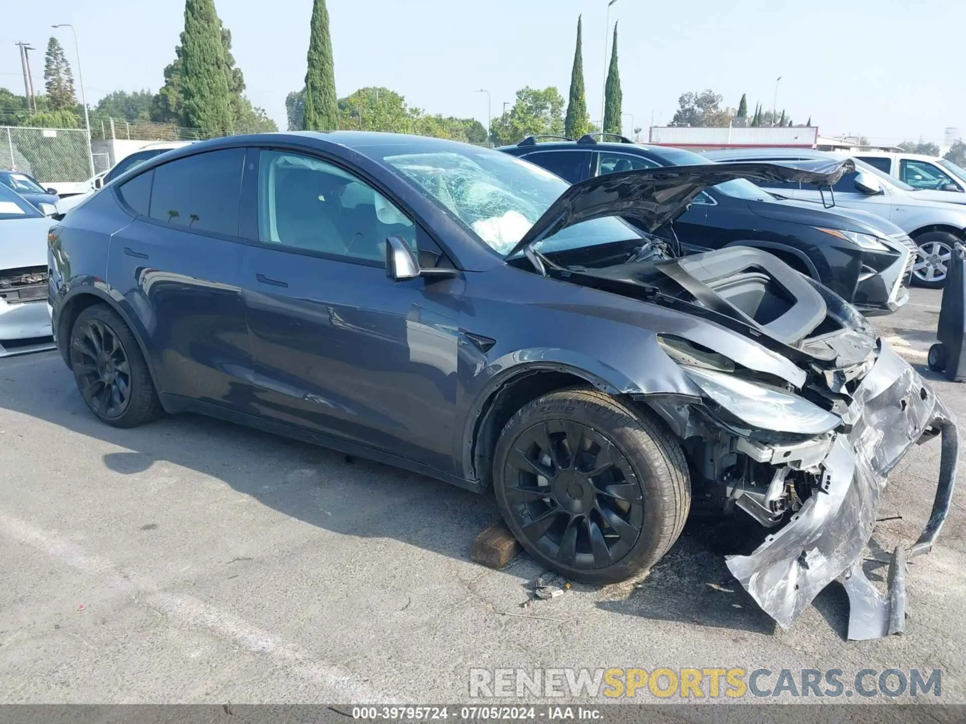 13 Photograph of a damaged car 5YJYGDEDXMF134443 TESLA MODEL Y 2021
