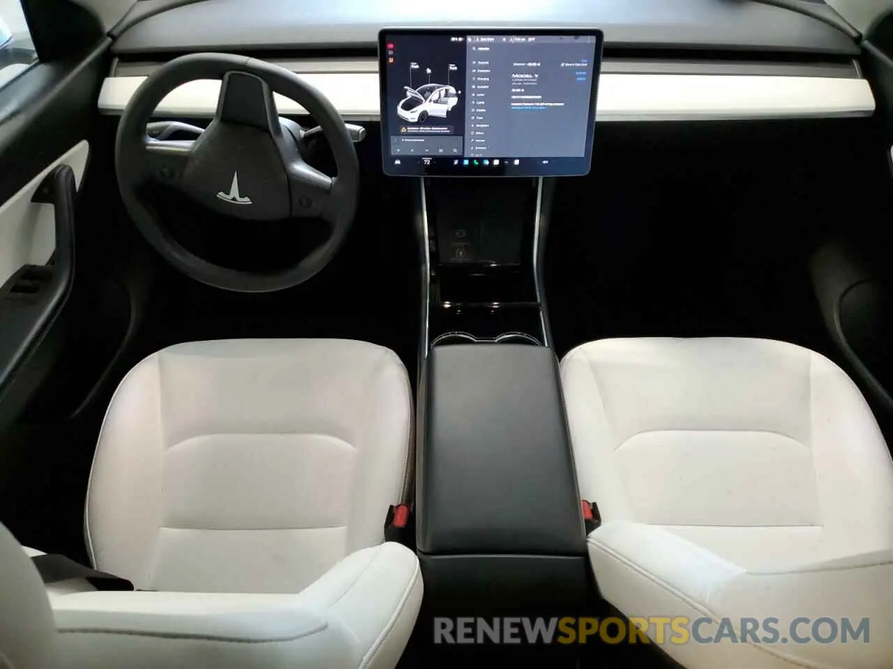 8 Photograph of a damaged car 5YJYGDEE0MF061351 TESLA MODEL Y 2021