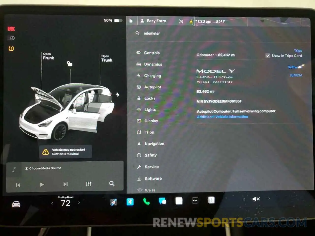 9 Photograph of a damaged car 5YJYGDEE0MF061351 TESLA MODEL Y 2021