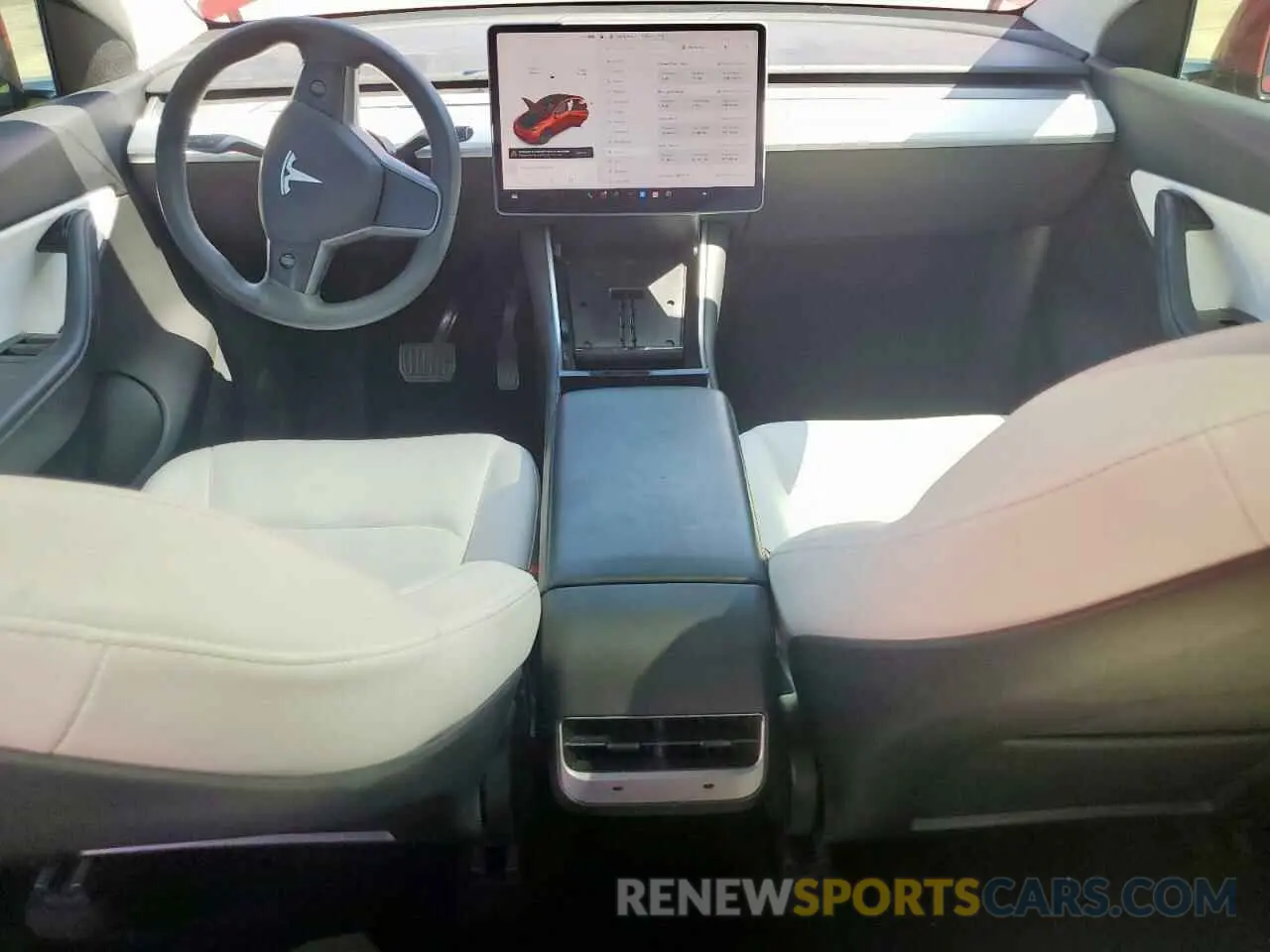 8 Photograph of a damaged car 5YJYGDEE0MF079865 TESLA MODEL Y 2021