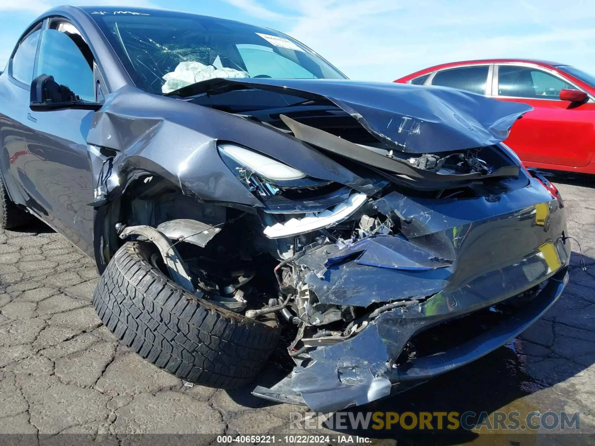 6 Photograph of a damaged car 5YJYGDEE0MF084144 TESLA MODEL Y 2021