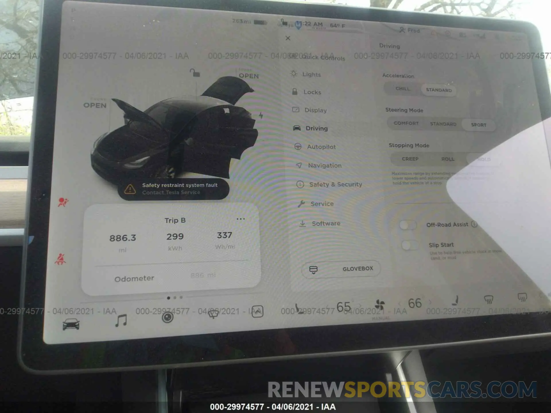 7 Photograph of a damaged car 5YJYGDEE0MF084788 TESLA MODEL Y 2021