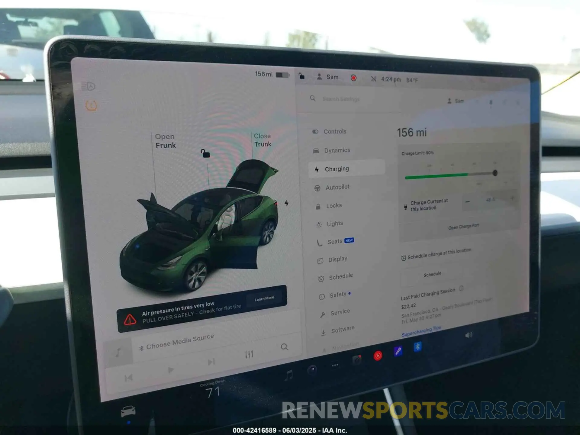 16 Photograph of a damaged car 5YJYGDEE0MF093409 TESLA MODEL Y 2021
