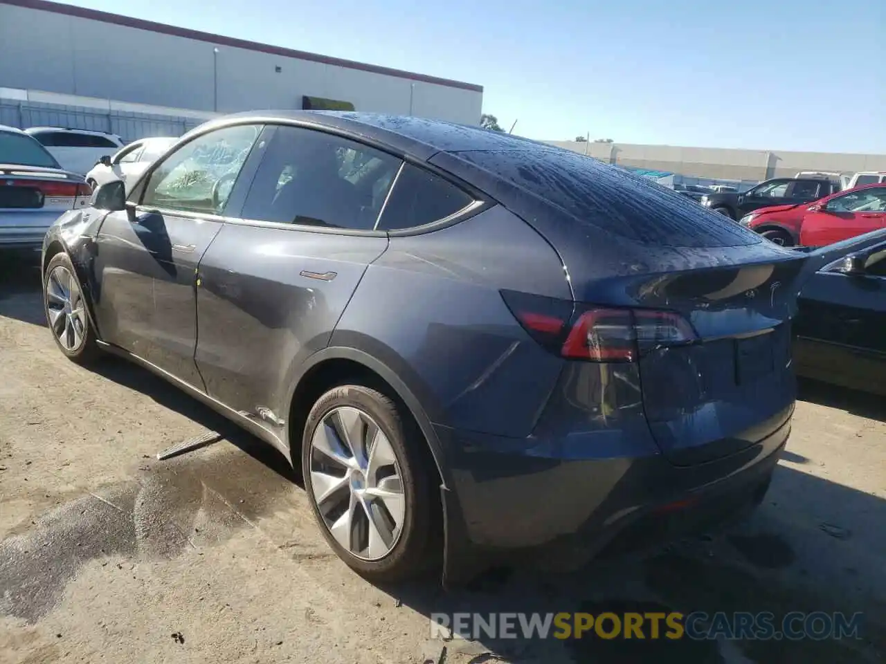 3 Photograph of a damaged car 5YJYGDEE0MF093488 TESLA MODEL Y 2021