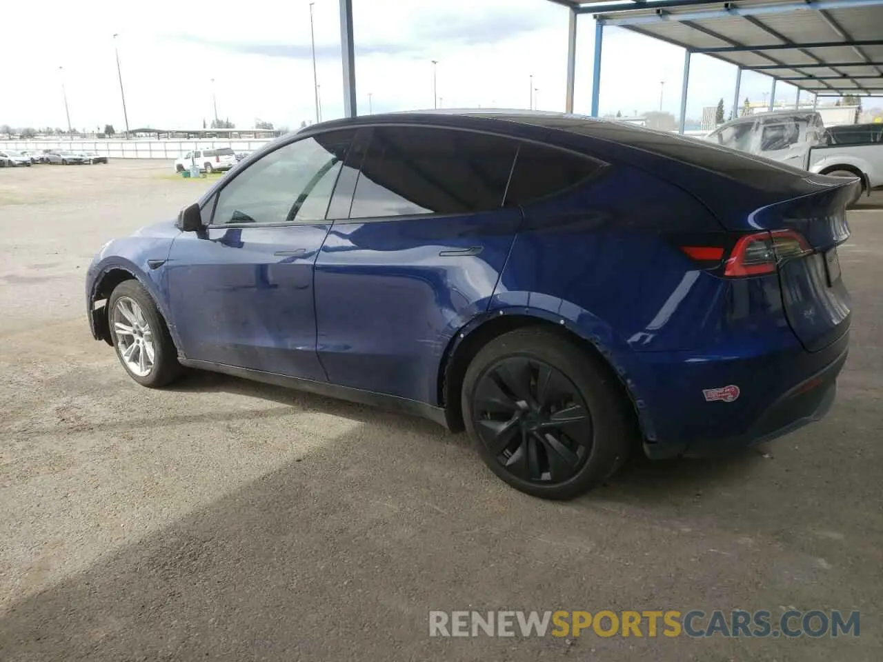 2 Photograph of a damaged car 5YJYGDEE0MF096777 TESLA MODEL Y 2021
