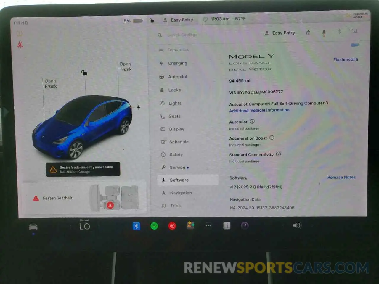 9 Photograph of a damaged car 5YJYGDEE0MF096777 TESLA MODEL Y 2021