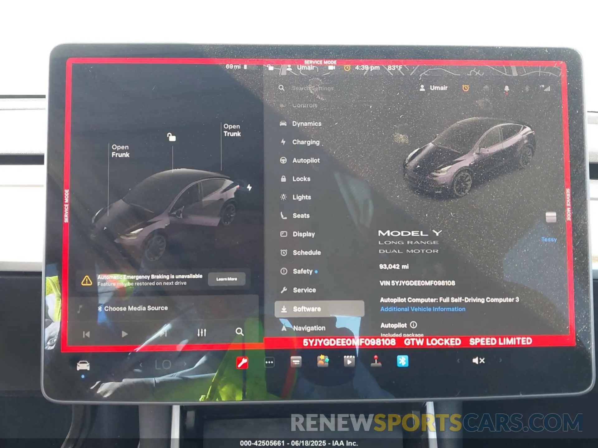 7 Photograph of a damaged car 5YJYGDEE0MF098108 TESLA MODEL Y 2021