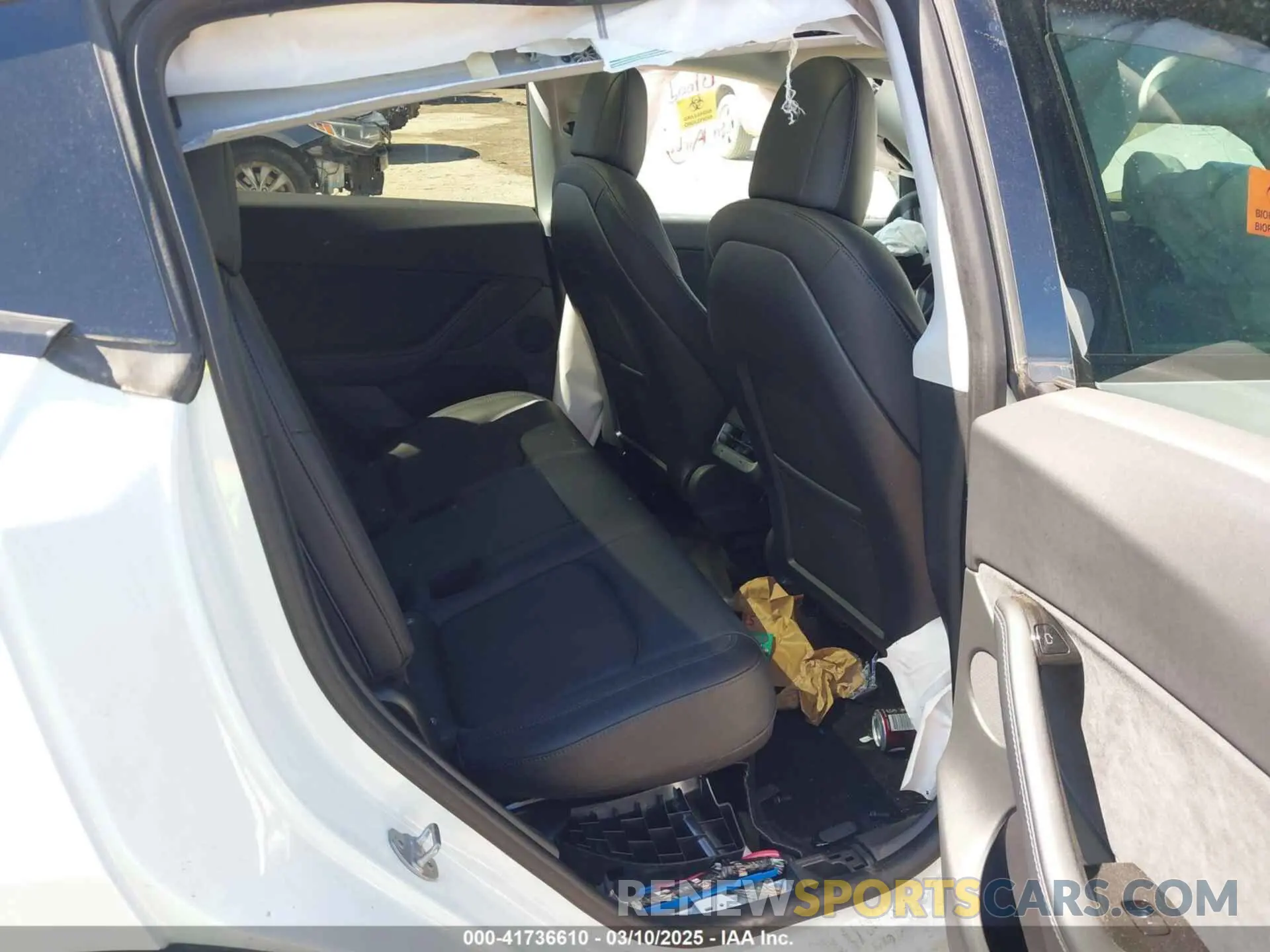 8 Photograph of a damaged car 5YJYGDEE0MF106255 TESLA MODEL Y 2021