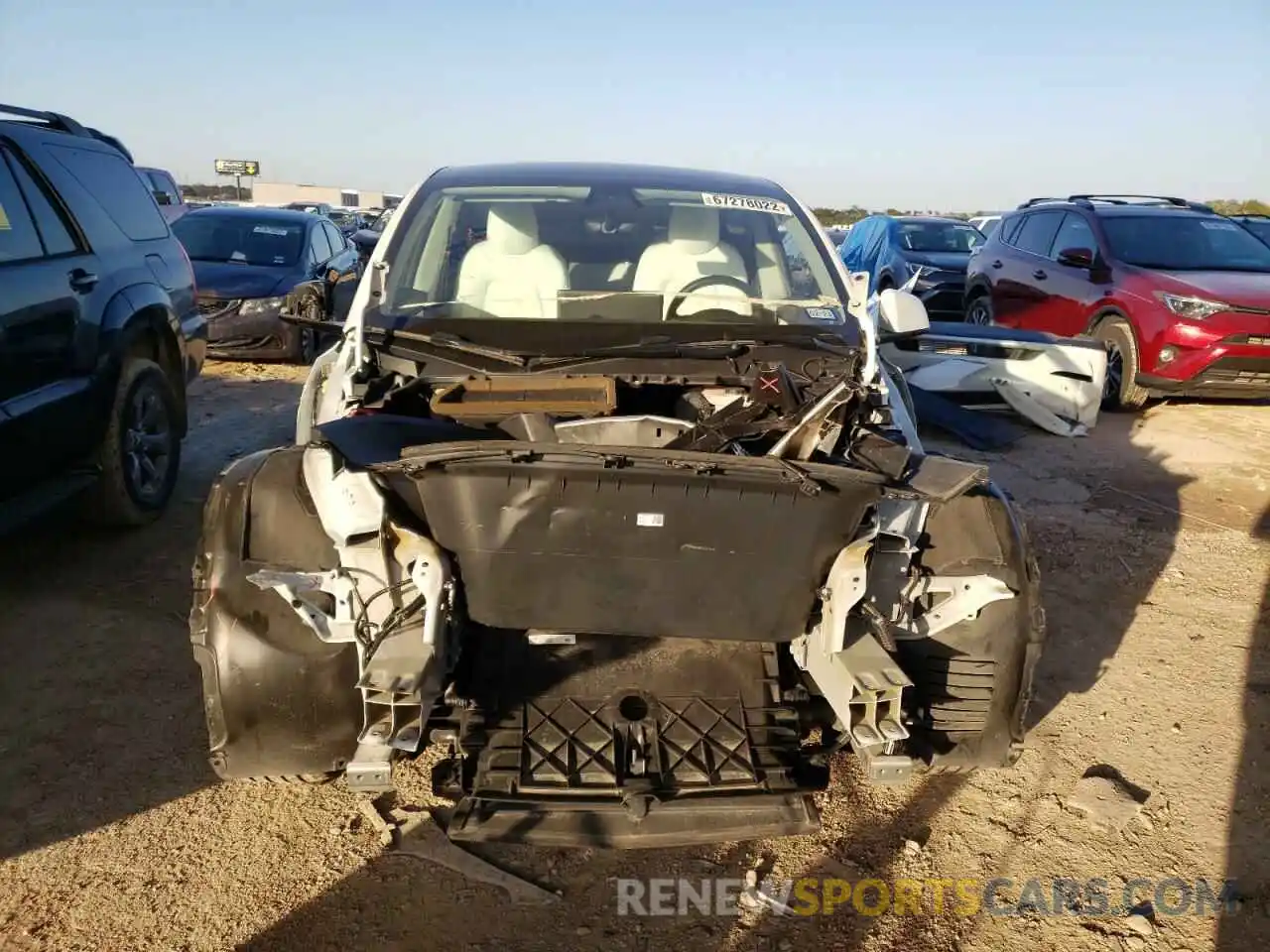 5 Photograph of a damaged car 5YJYGDEE0MF119149 TESLA MODEL Y 2021