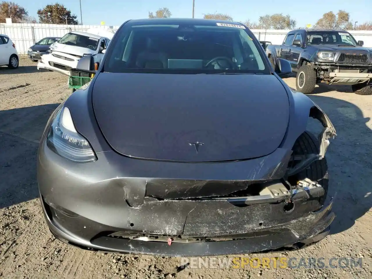 5 Photograph of a damaged car 5YJYGDEE0MF141166 TESLA MODEL Y 2021