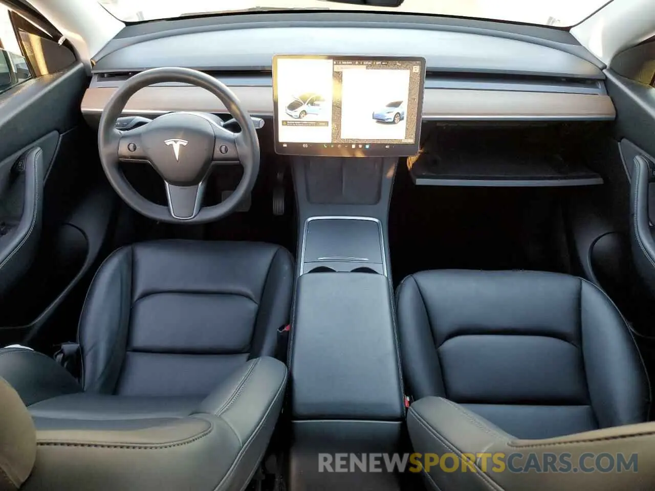 8 Photograph of a damaged car 5YJYGDEE0MF172725 TESLA MODEL Y 2021