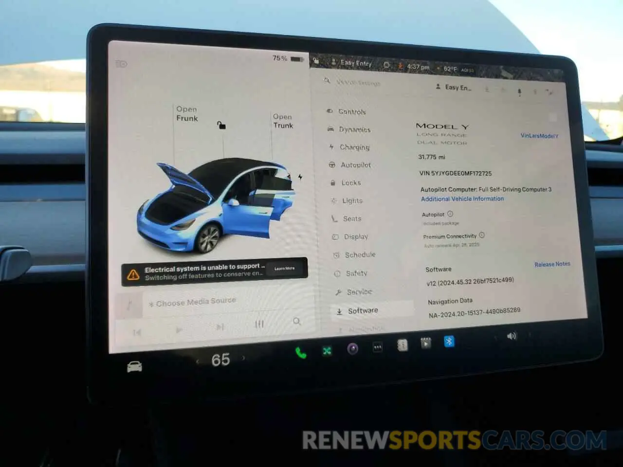 9 Photograph of a damaged car 5YJYGDEE0MF172725 TESLA MODEL Y 2021