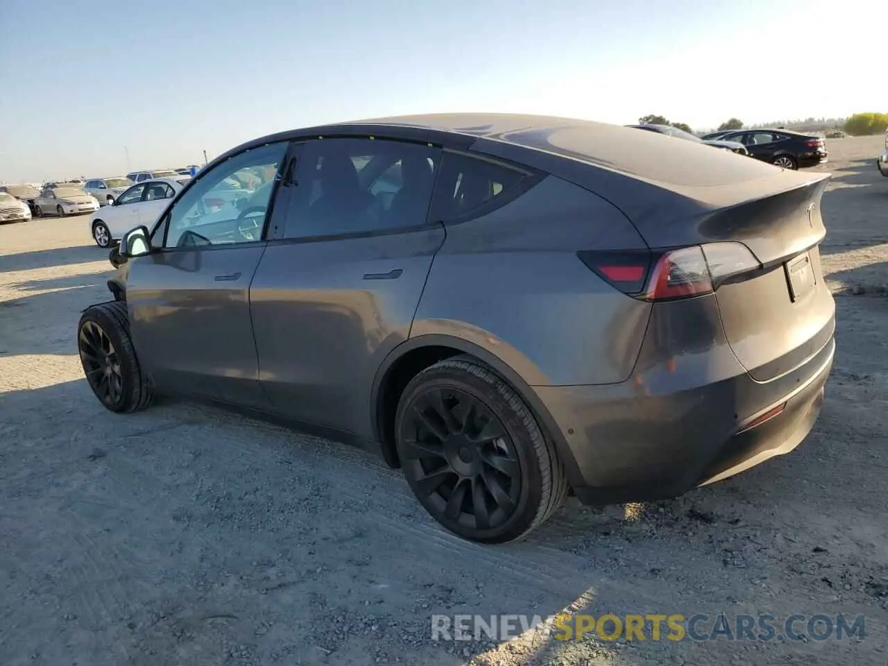 2 Photograph of a damaged car 5YJYGDEE0MF174328 TESLA MODEL Y 2021