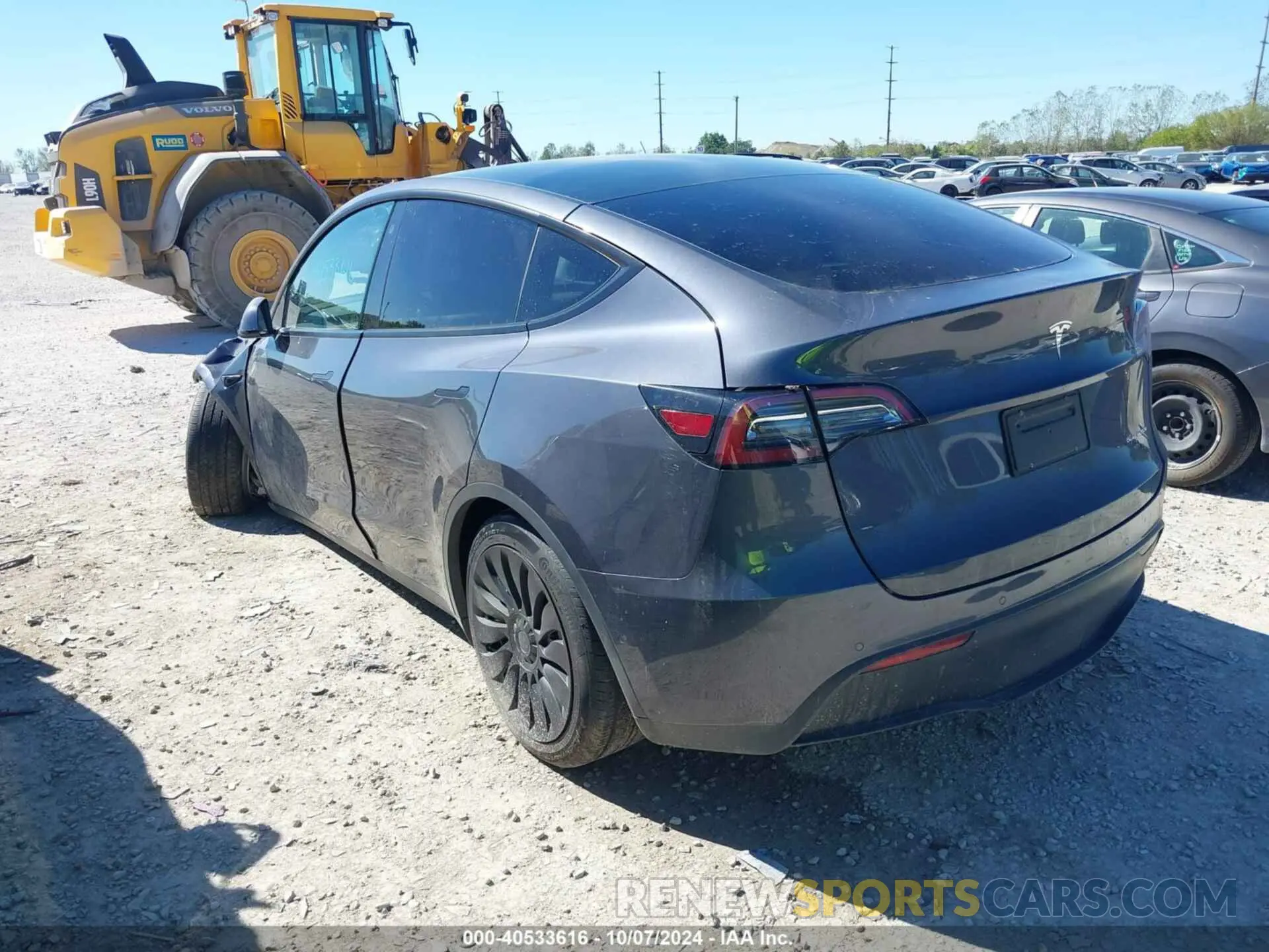 3 Photograph of a damaged car 5YJYGDEE0MF191243 TESLA MODEL Y 2021