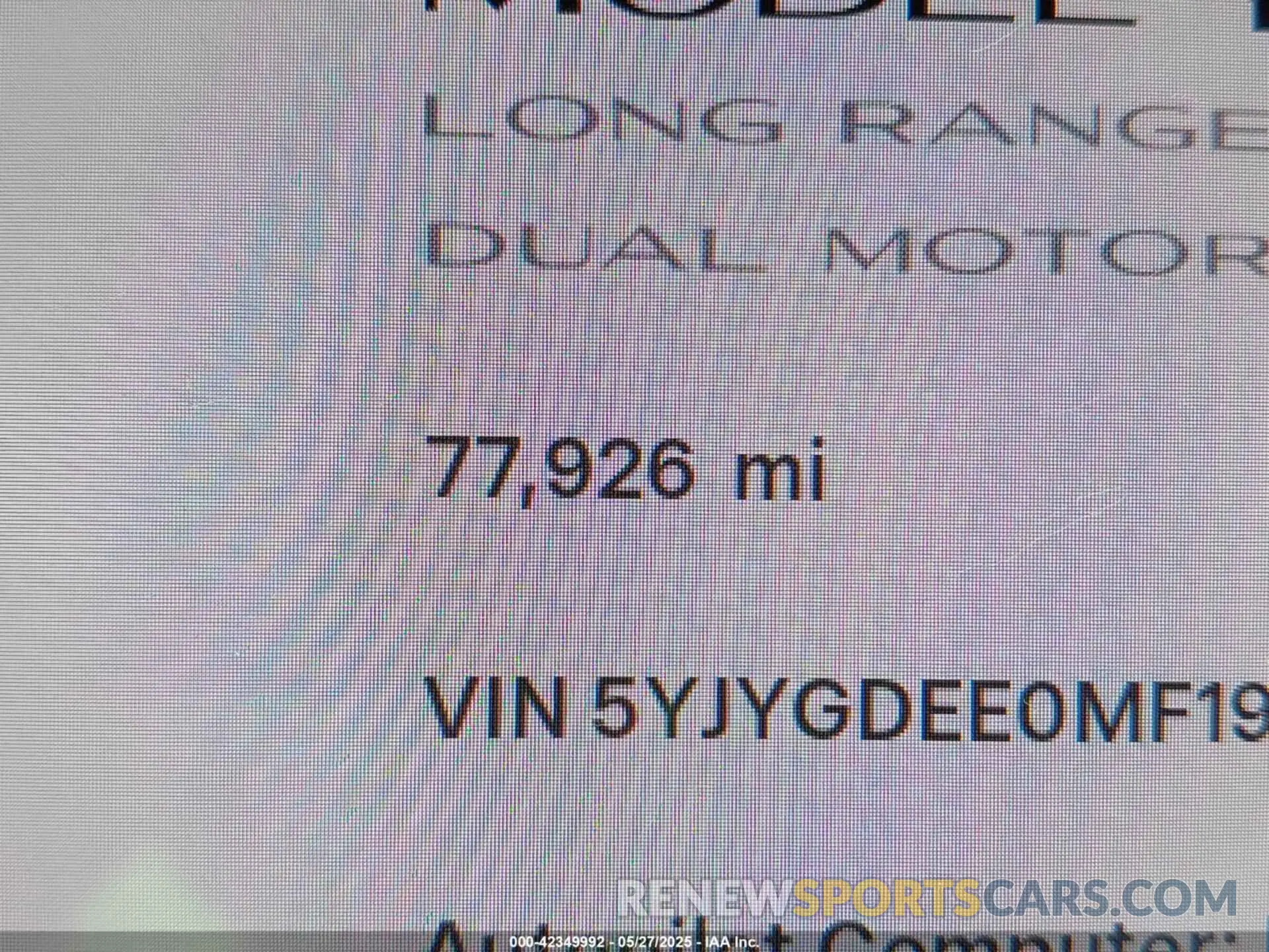 16 Photograph of a damaged car 5YJYGDEE0MF195552 TESLA MODEL Y 2021