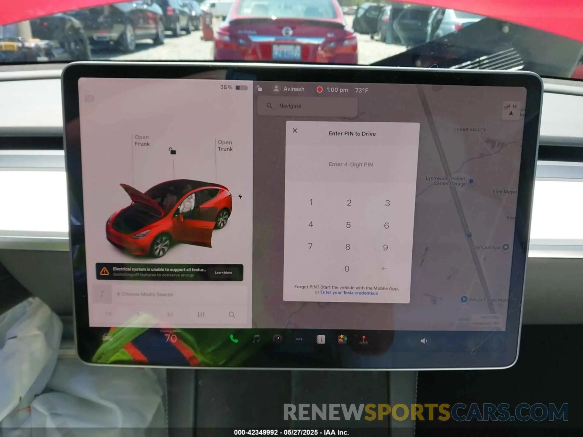 20 Photograph of a damaged car 5YJYGDEE0MF195552 TESLA MODEL Y 2021