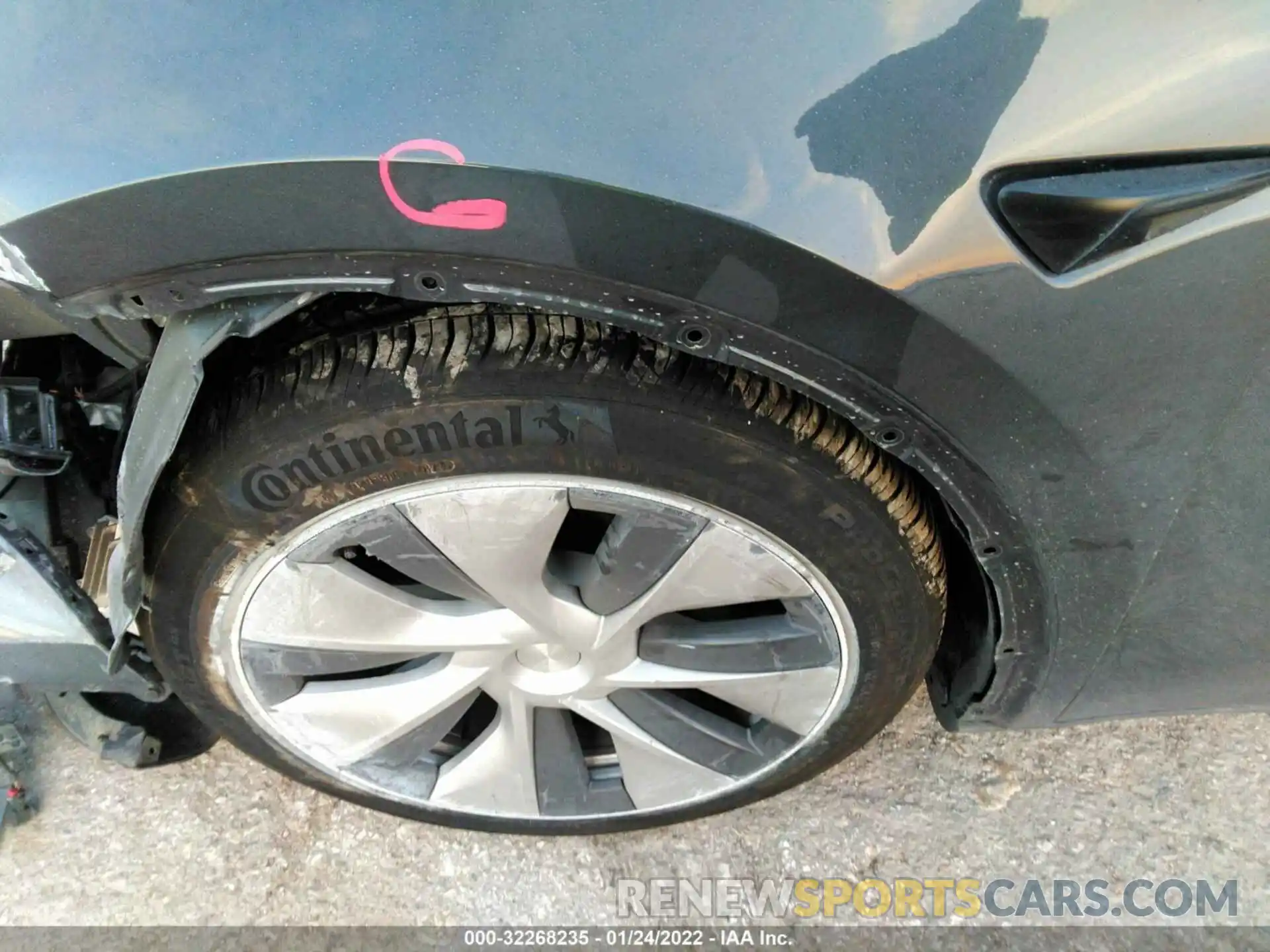 12 Photograph of a damaged car 5YJYGDEE0MF209076 TESLA MODEL Y 2021