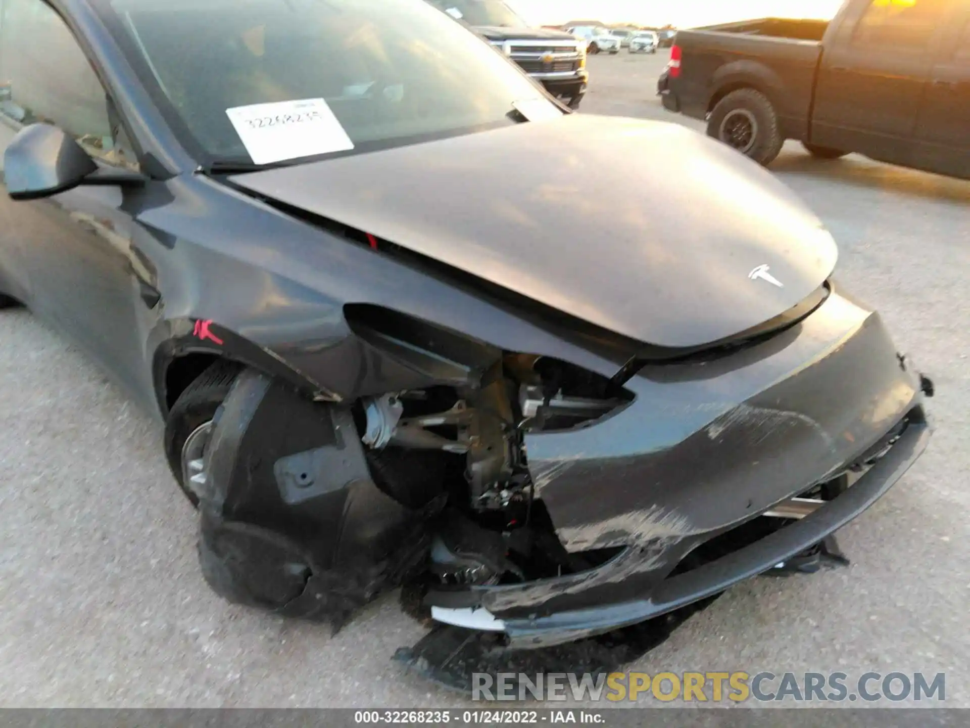 6 Photograph of a damaged car 5YJYGDEE0MF209076 TESLA MODEL Y 2021